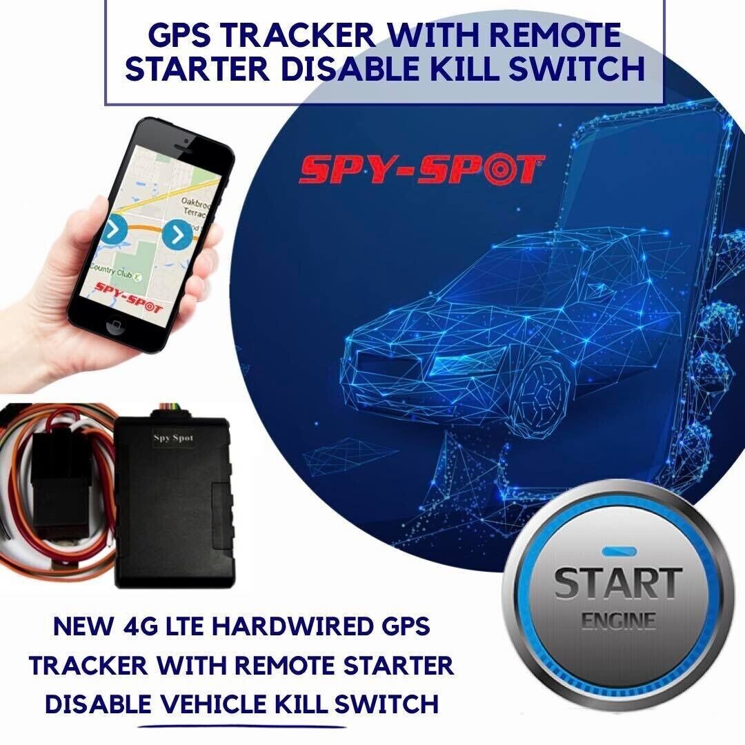 Spy Spot 4G Hard wire Tracker and Kill Switch Fleet Management Tracking Systems
