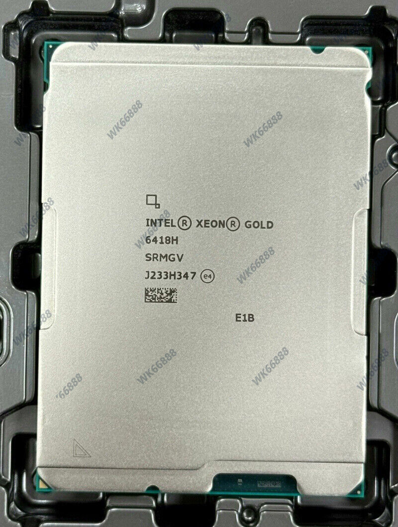 Intel Xeon Gold 6418H QS 24 core 48 thread, 2.1 LGA467 7 Server CPU processor
