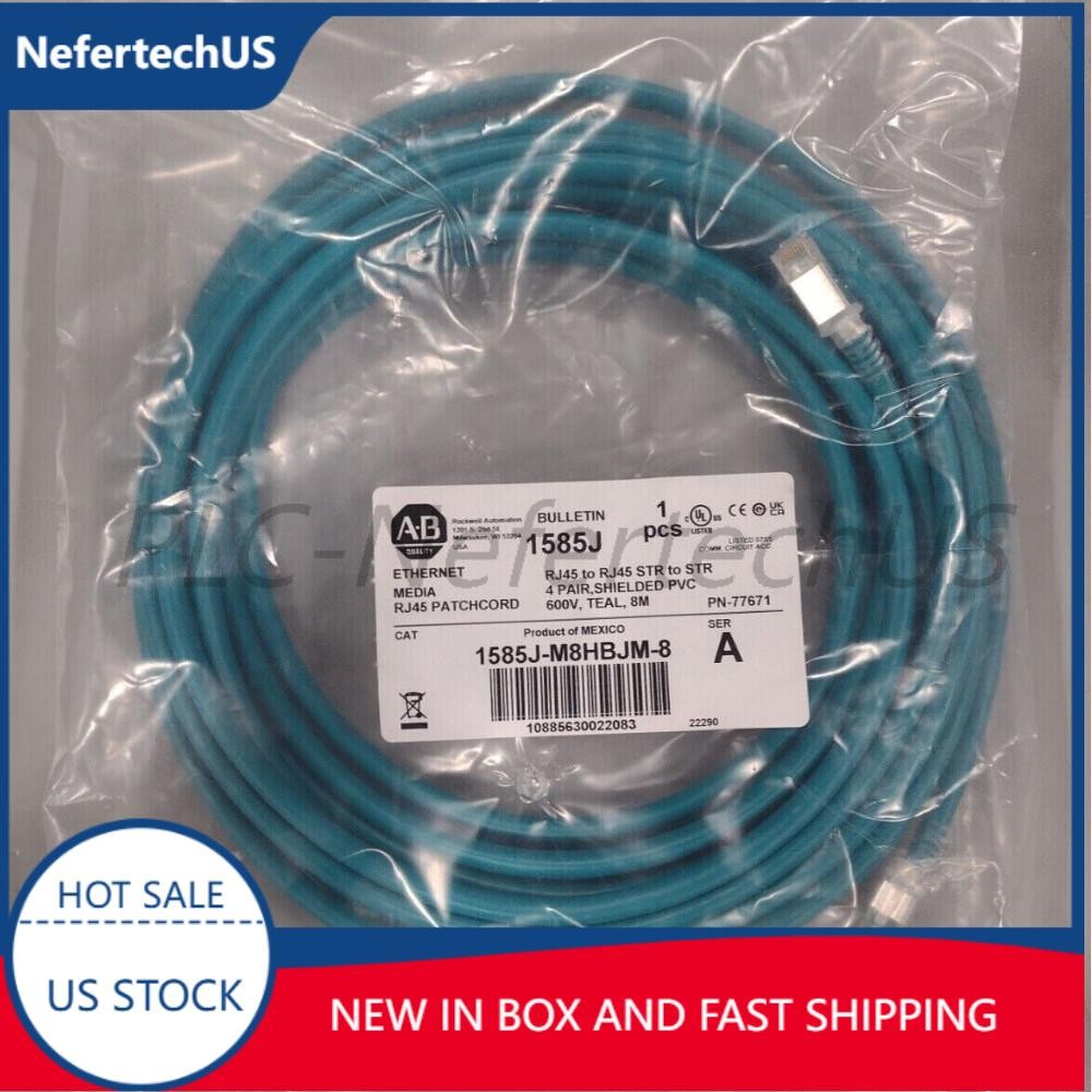 New Allen Bradley 1585J-M8HBJM-8 Ethernet Media 1585JM8HBJM8 US Free Tax