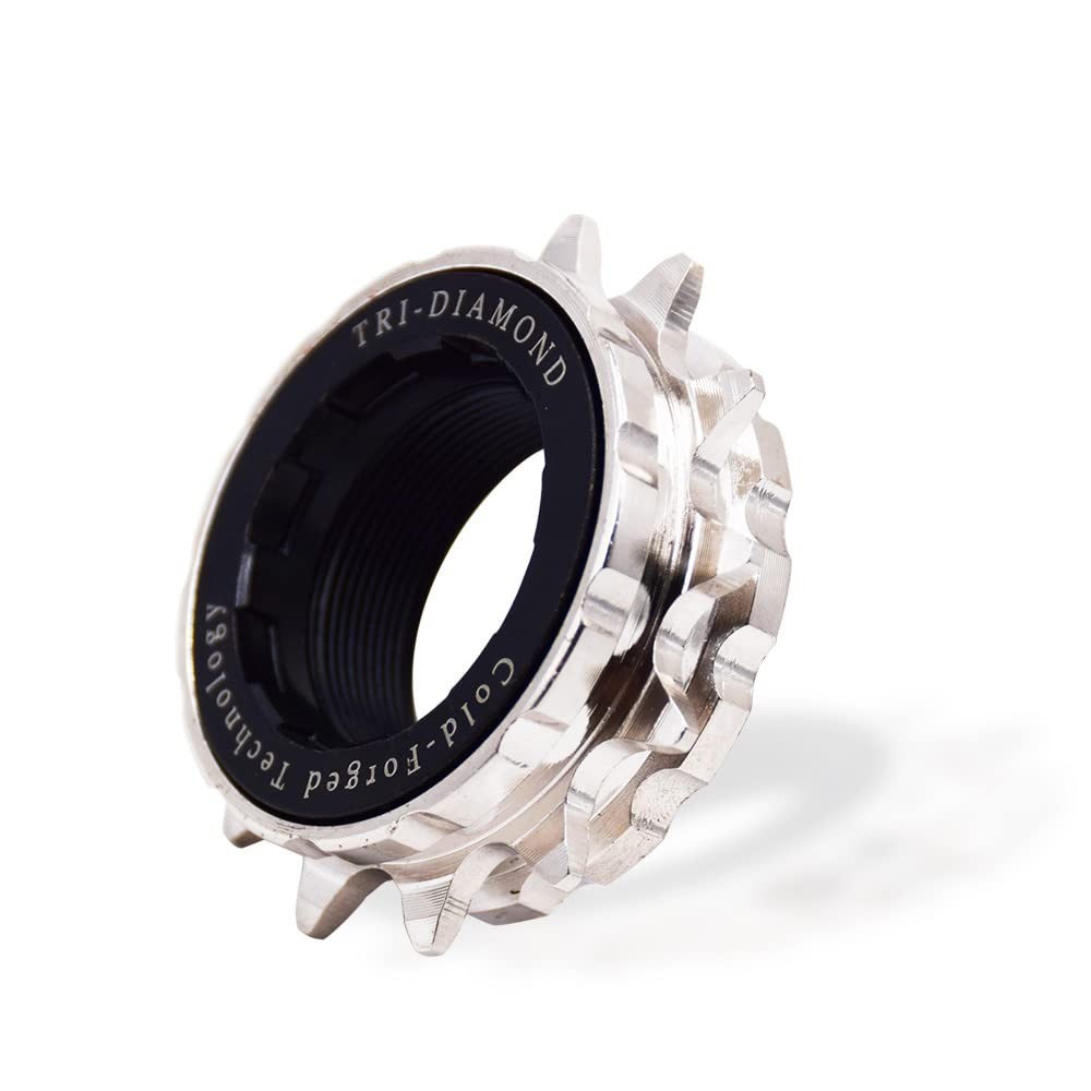DRIFT MANIAC 13t Freewheel BMX,Single Speed 1/2" x1/8" Silver