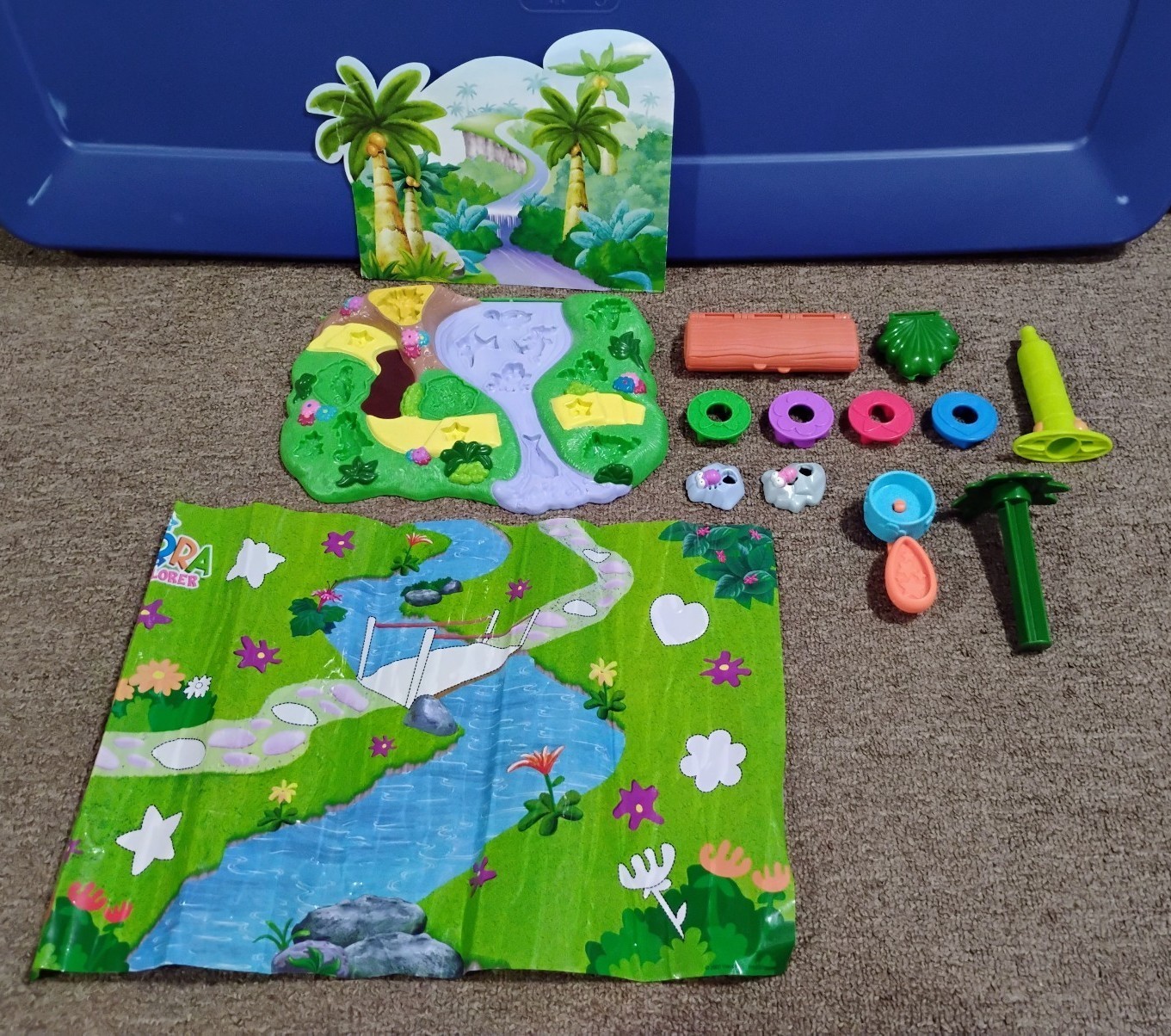 Dora The Explorer Play Dough Molds Lot