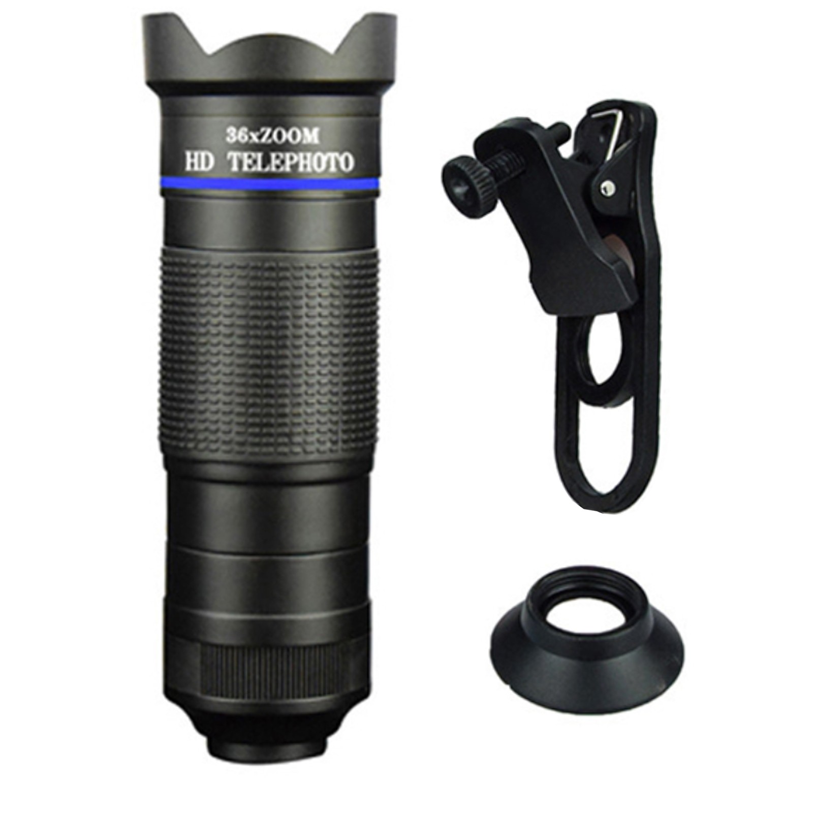 36X Phone Camera Telephoto Lens Zoom Fisheye Wide Angle Lens long shooting