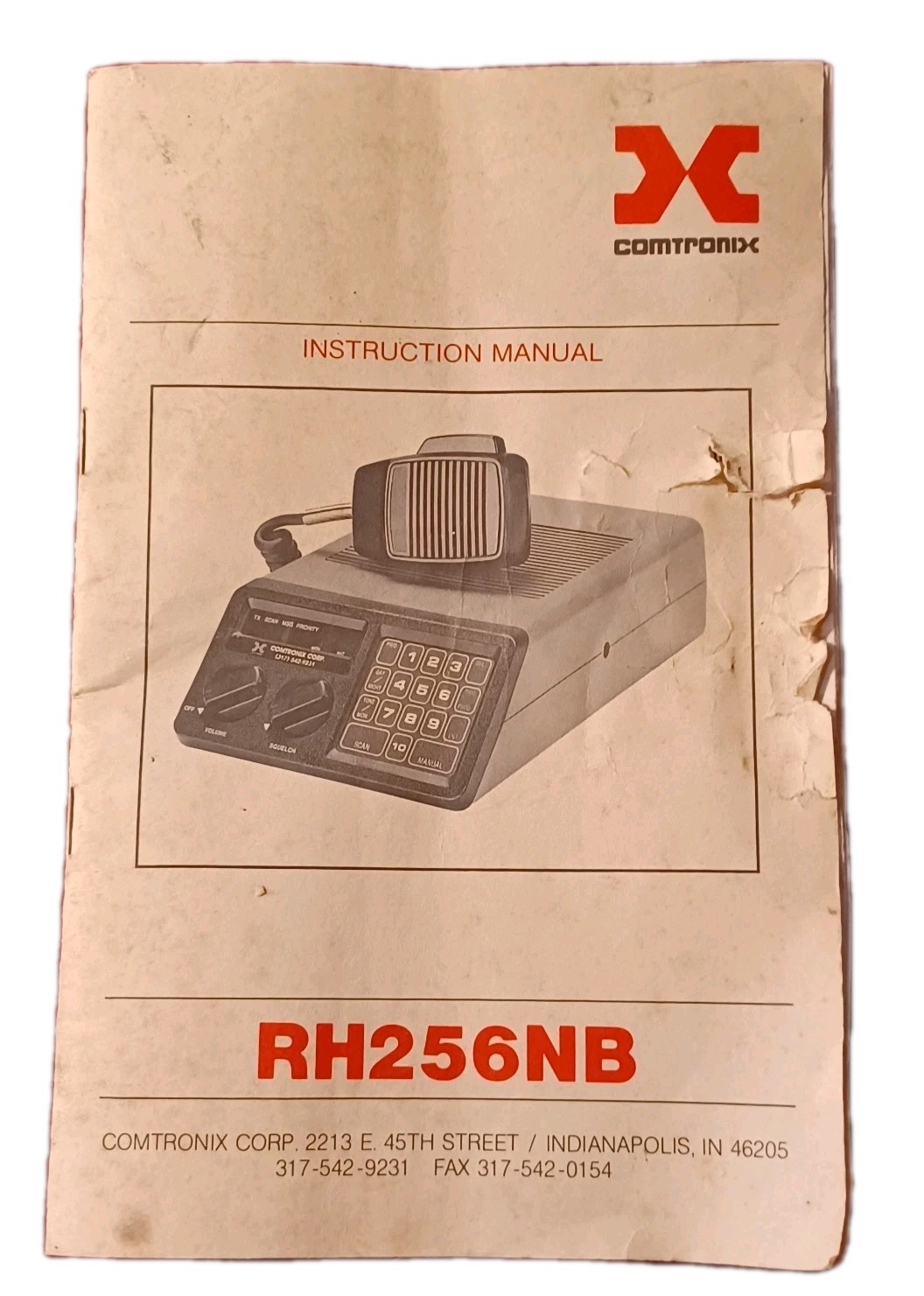 Relm RH256NB 2-Way Mobile Radio Transceiver OEM Instruction Manual ONLY