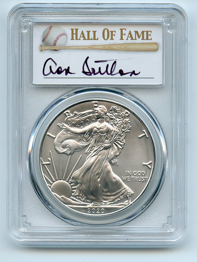 2020 (S) $1 Silver Eagle Emergency Issue PCGS MS70 FDOI Don Sutton