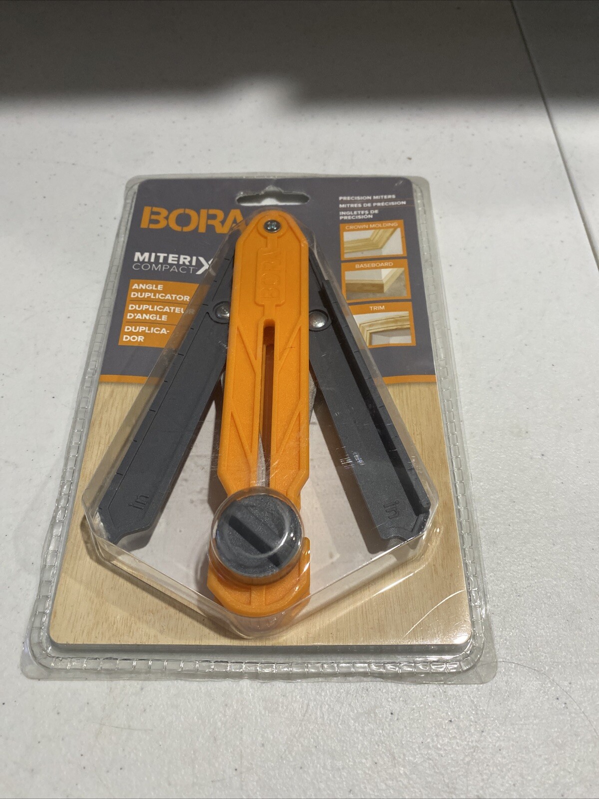 MiteriX Compact Angle Finder Tool Gauge, Duplicates & Splits in Half for Prec..