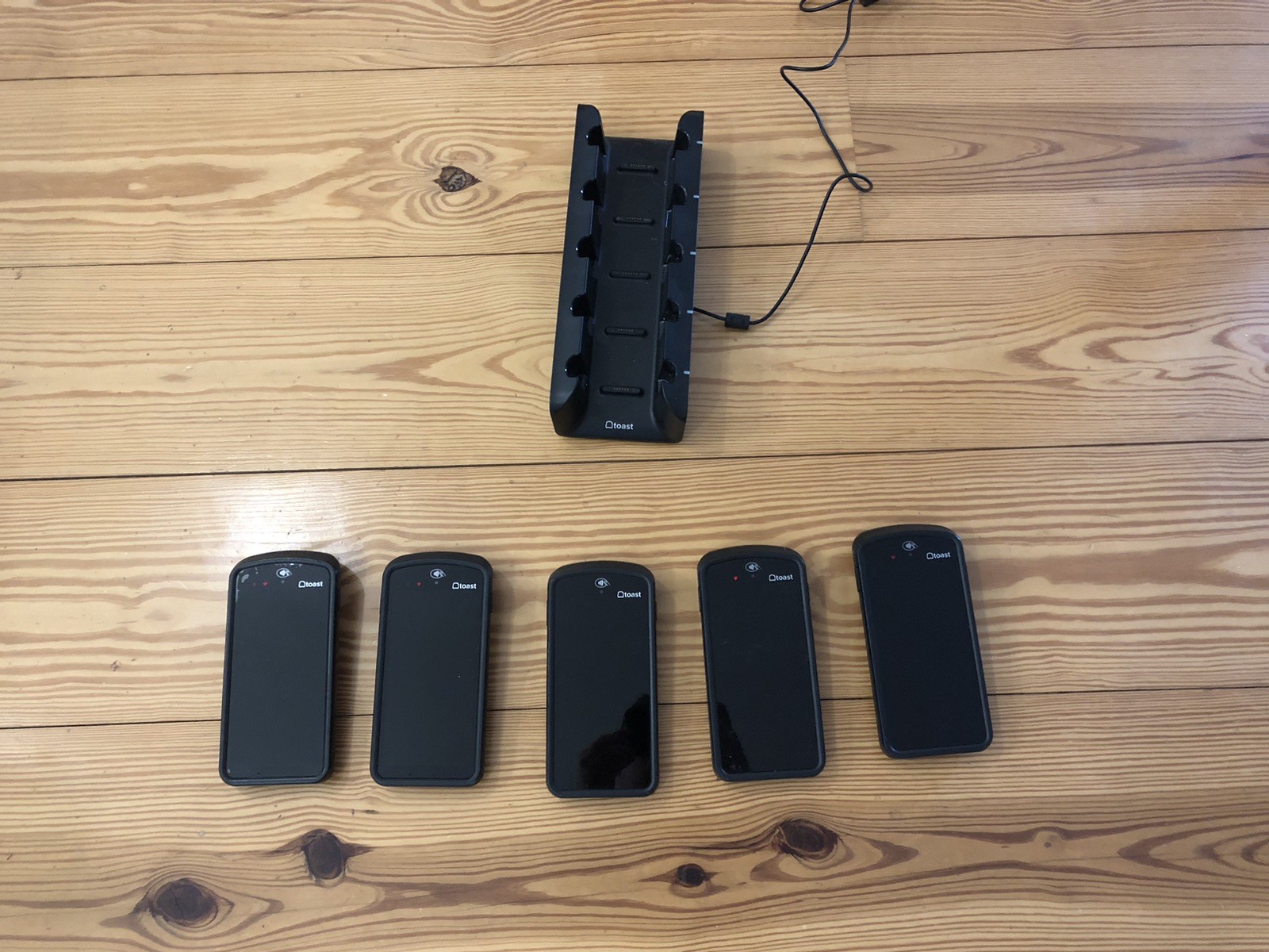LOT(5) Toast Flex POS Go 2 Handheld Tablet Mobile Computer  w/ Charging Dock