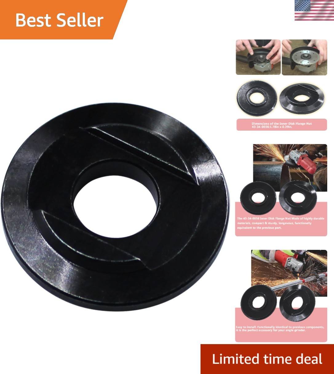 Milwaukee Inner Disk Flange 43-34-0036 | Compatible with 2680-20, 2680-22 Models
