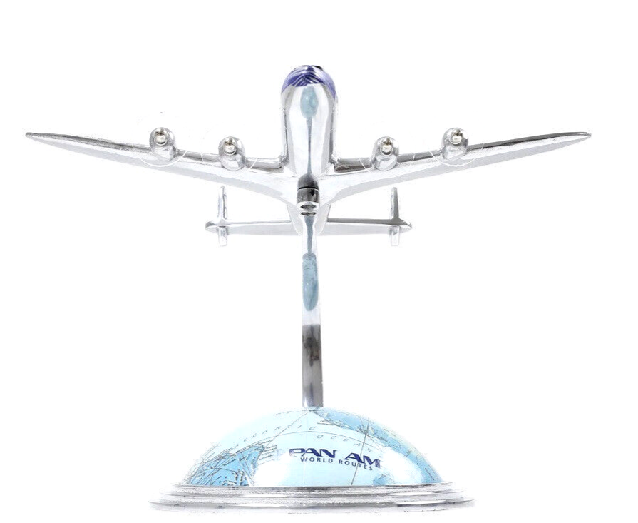 Lockheed Constellation Airliner Airplane 6.5" Travel Agent Desktop Globe Decor