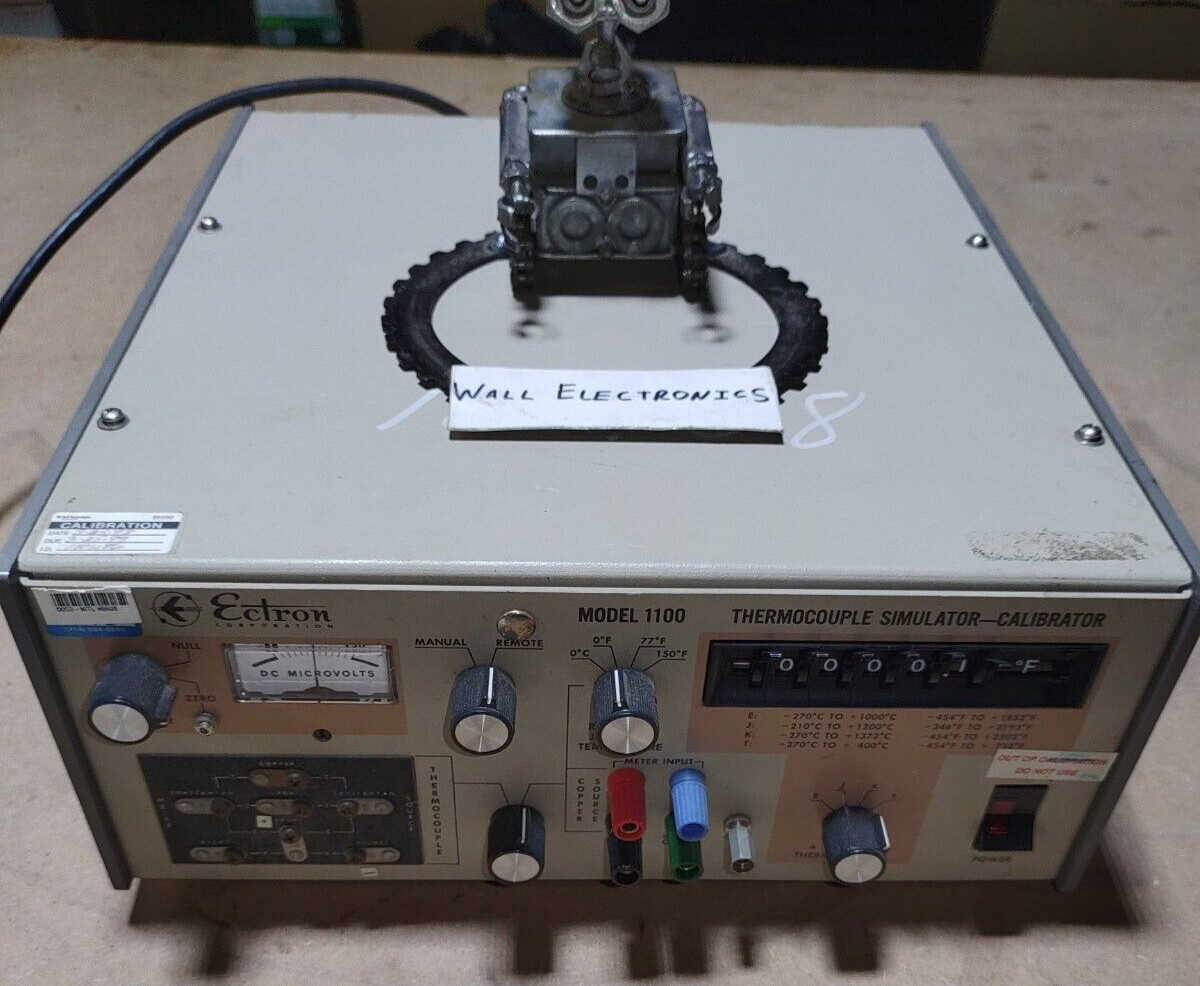 Ectron Model 1100 Thermocouple Simulator - Calibrator =Used=Fantastic Condition=