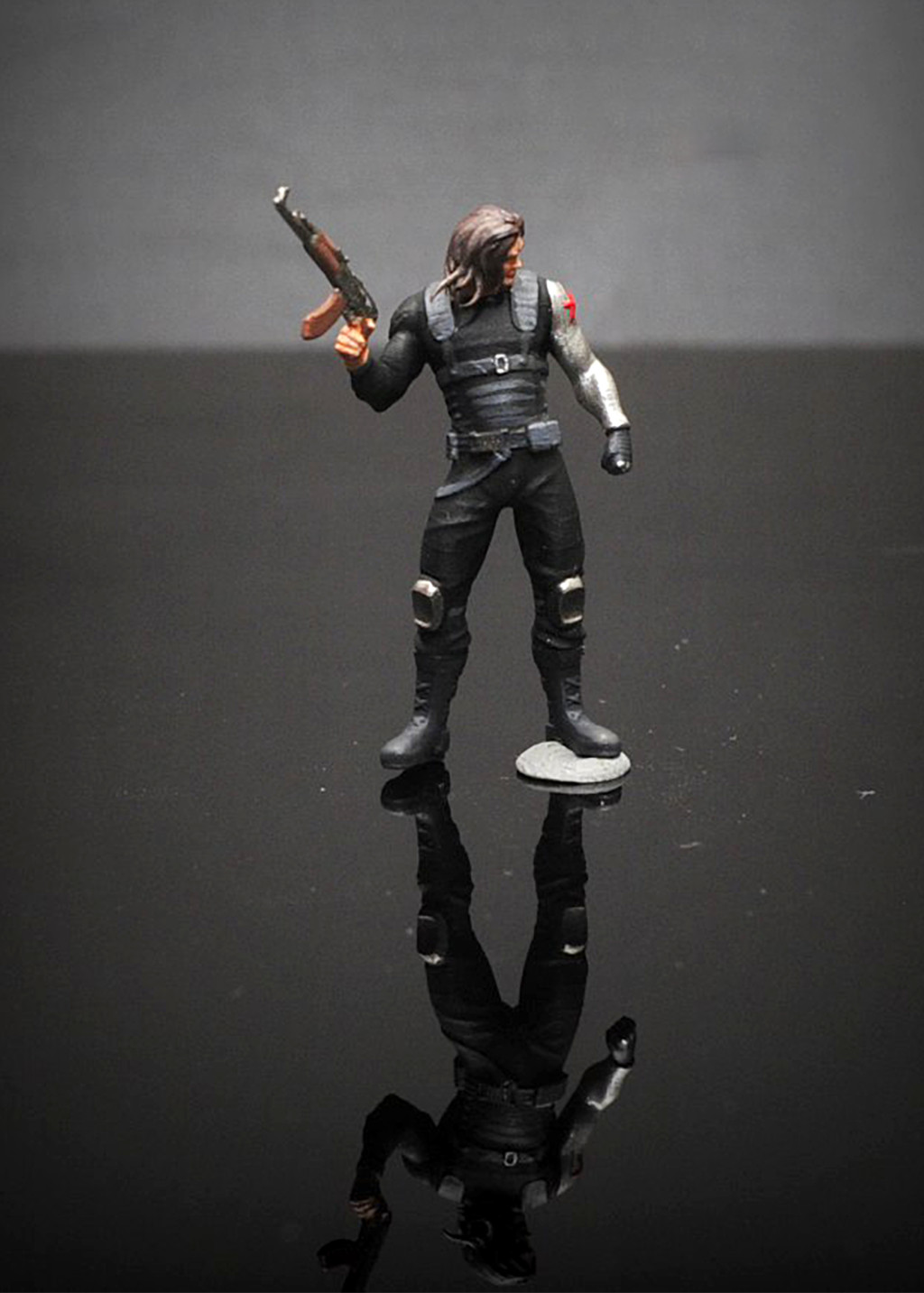 New 3D PRINT 1/64 Figures Soldier Winte Model Toy Fit 1:64 Car Street Stand