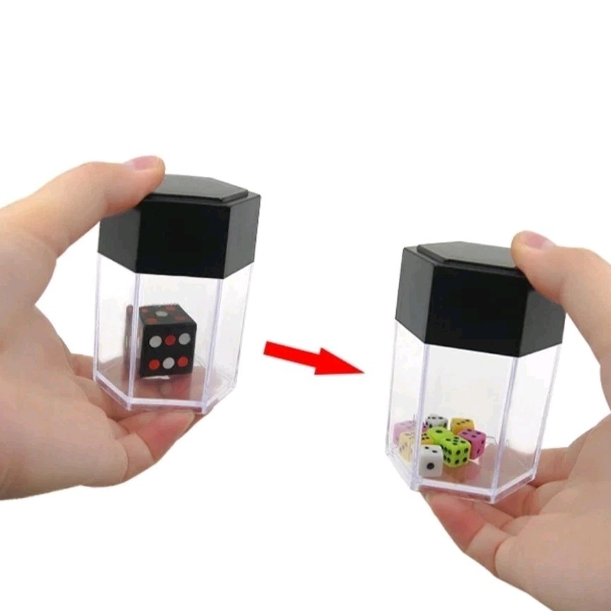 Exploding Dice Magic Trick - Burst Dice Magician Prop • Close-up Illusion