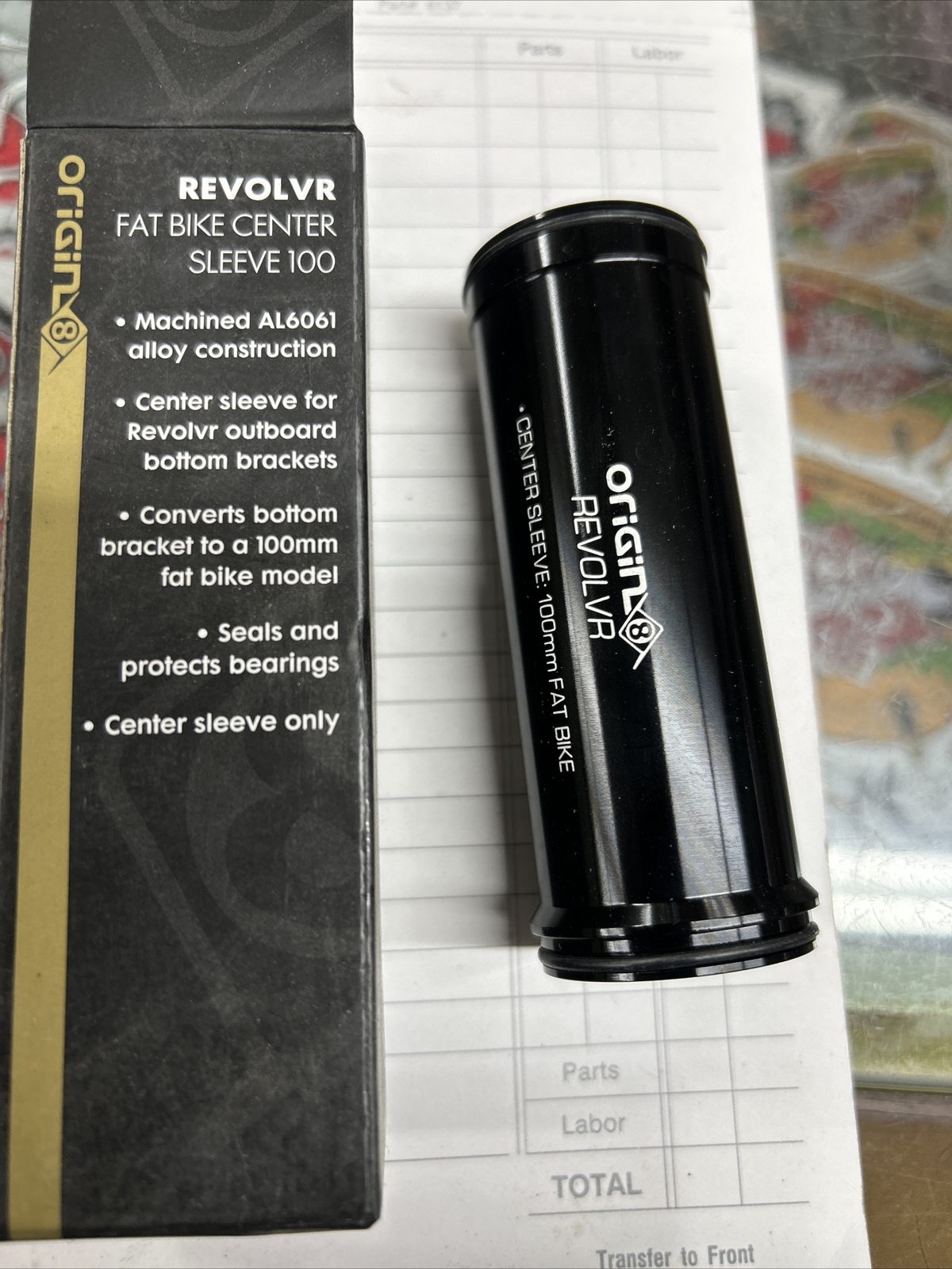 Origin8 Revolvr Center Sleeve 68/73mm Outboard BB 100mm Fat Bikes Surly Growler