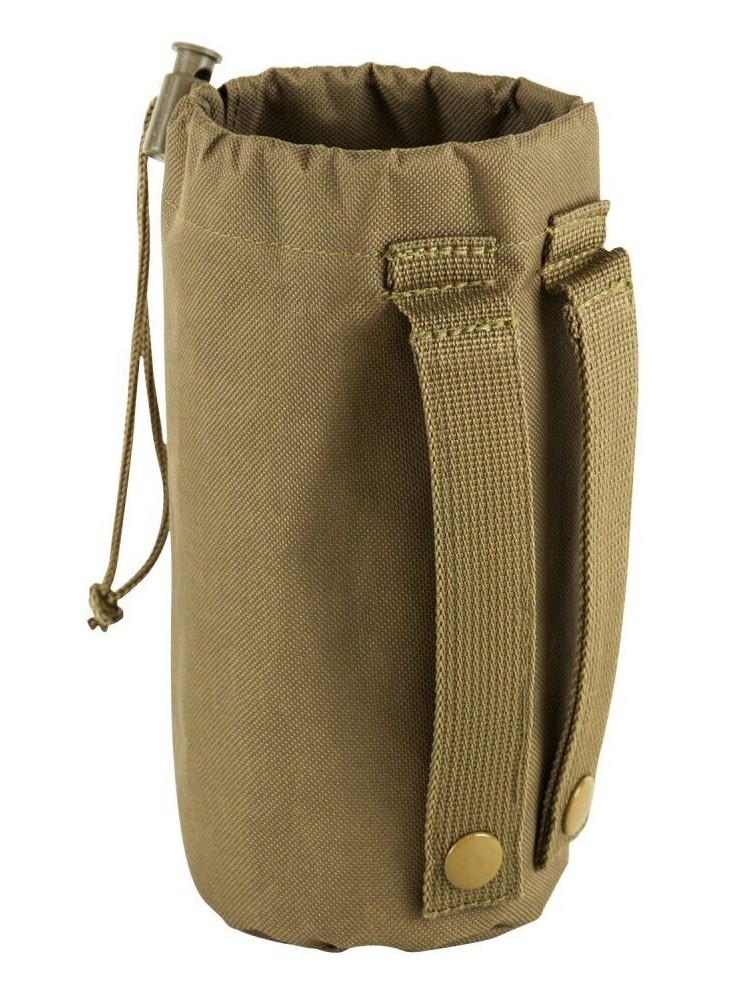 VISM Water Bottle MOLLE Pouch 8-33oz (1L) tactical camp hike hunt bear spray TAN