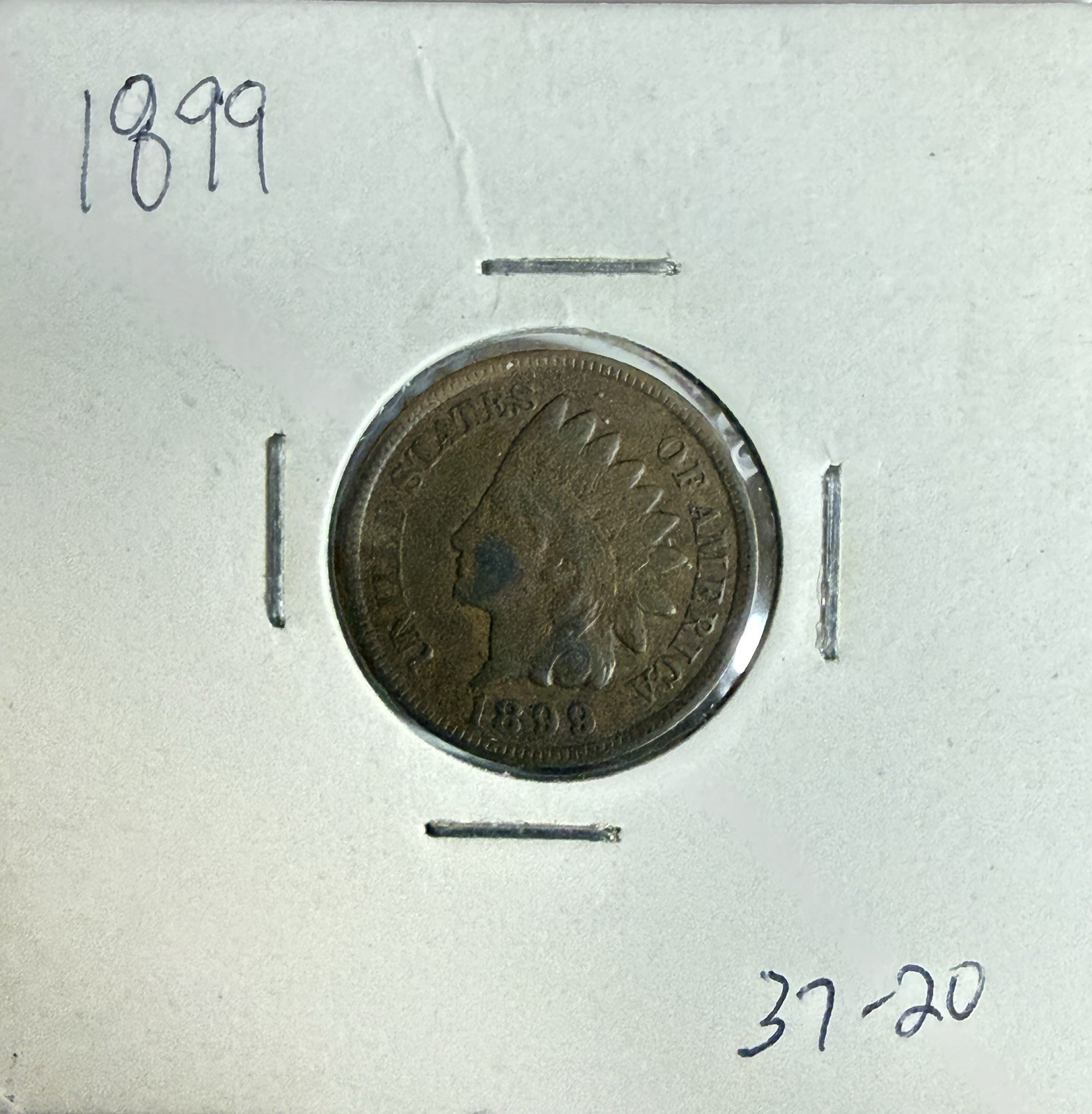 1899 Indian Cent - (37-20)