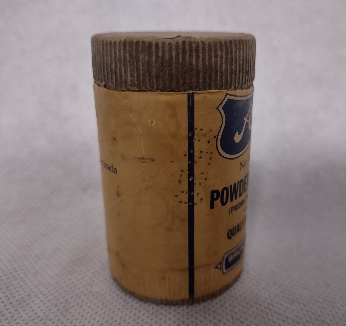 Angelus Powdered Pumice Container 2 oz Brunswig Drug Co