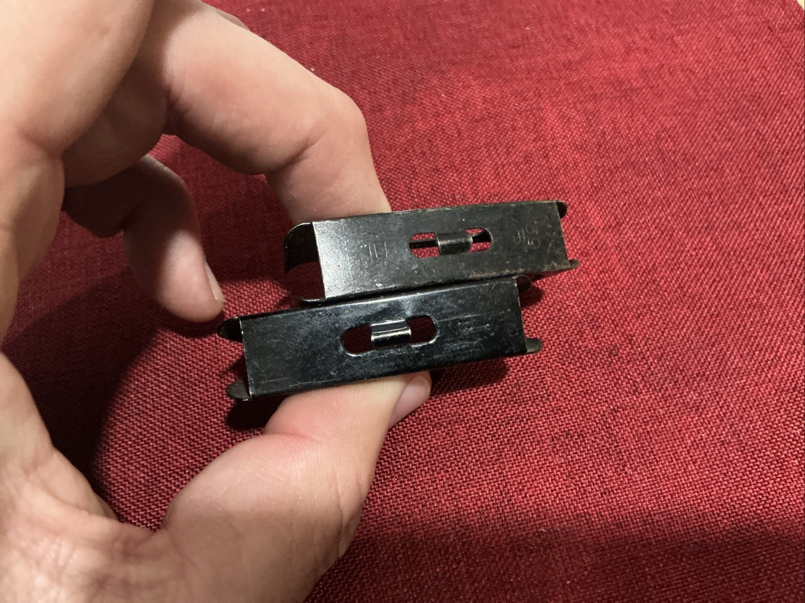 2 Original Dutch M95 1895 6.5x53 Hembrug Mannlicher Stripper Clips