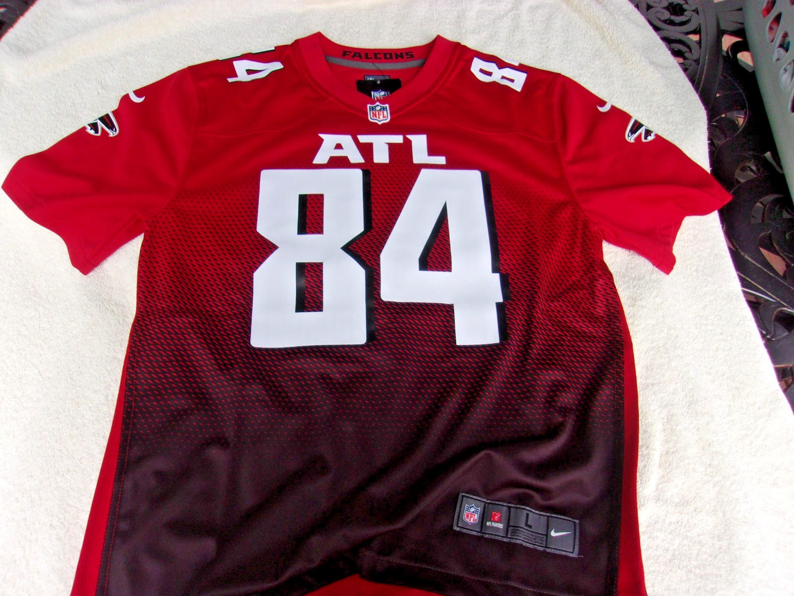 NWT Nike youth NFL football jersey, M, L, Atlanta Falcons, #84, Patterson