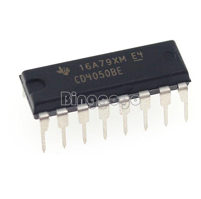 5 PCS CD4050BE CD4050 TI HEX Non-Inverting Buffer/Converter r DIP-16 NEW