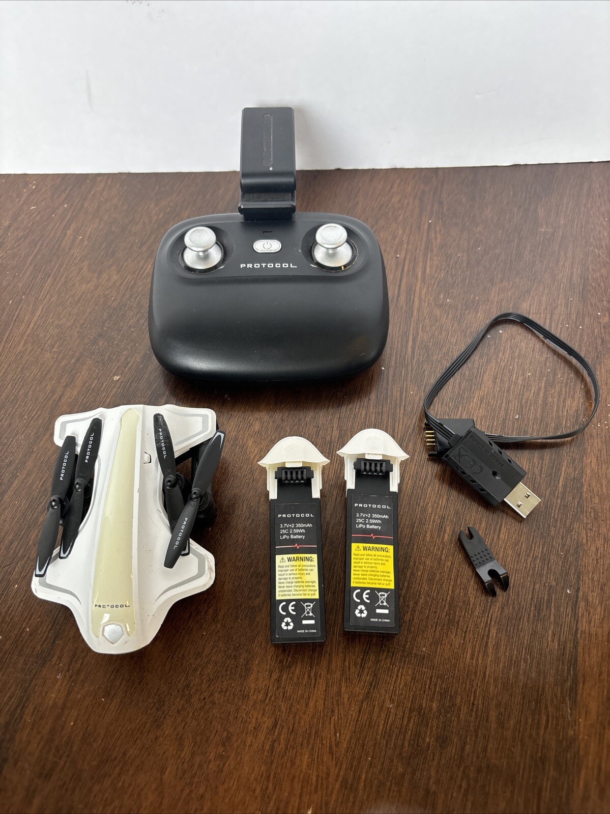 Protocol Director Foldable Drone With Live Streaming Camera Extra Battery