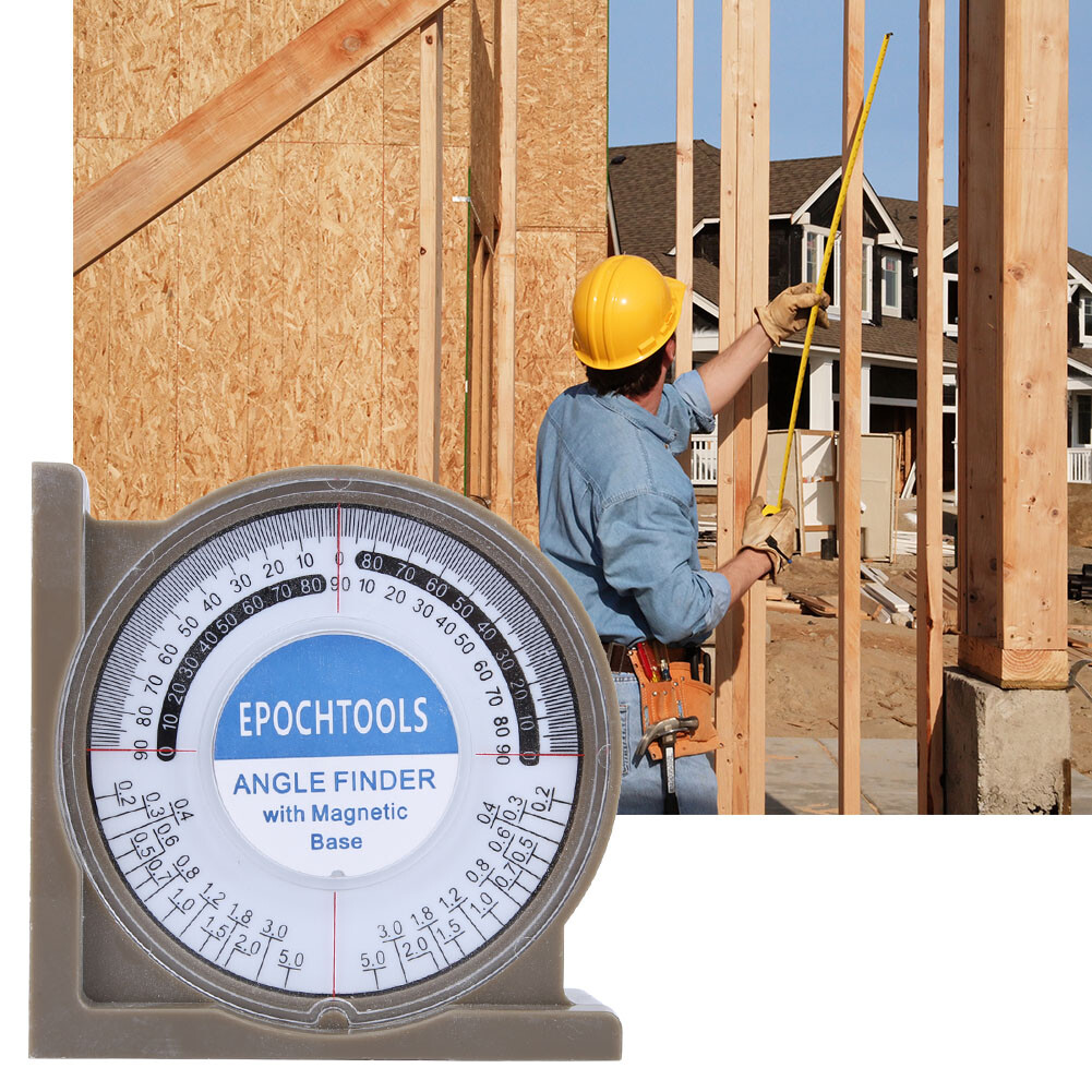 0-360 Degrees Slope Inclinometer Angle Finder Meter Measuring Tool