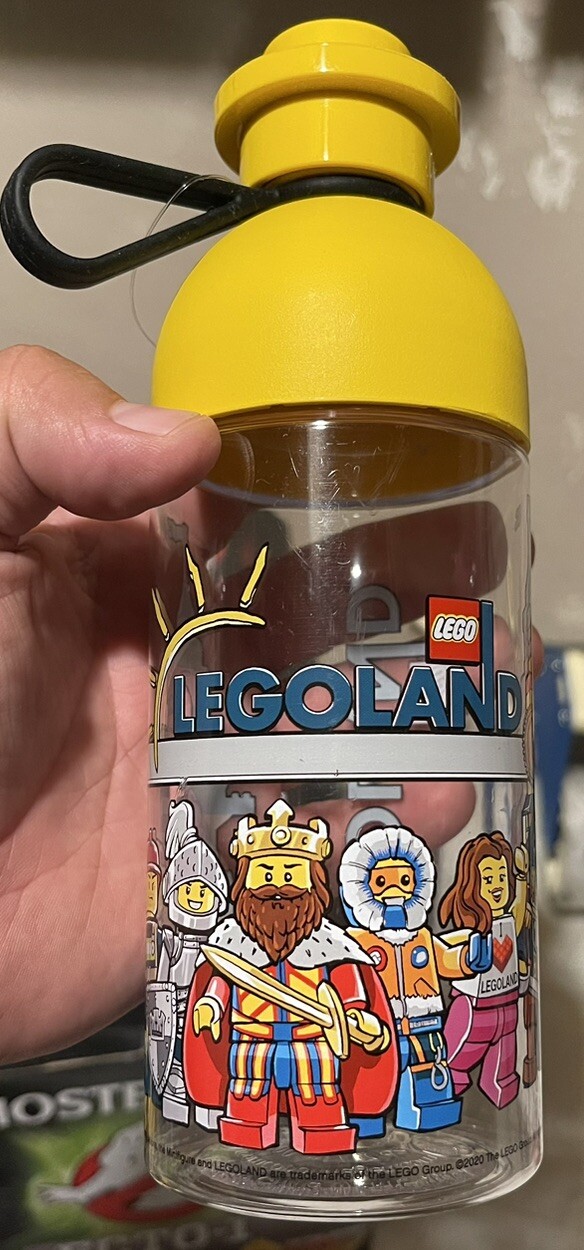 Lego Legoland California Resort Water Bottle Hydration Bottle New