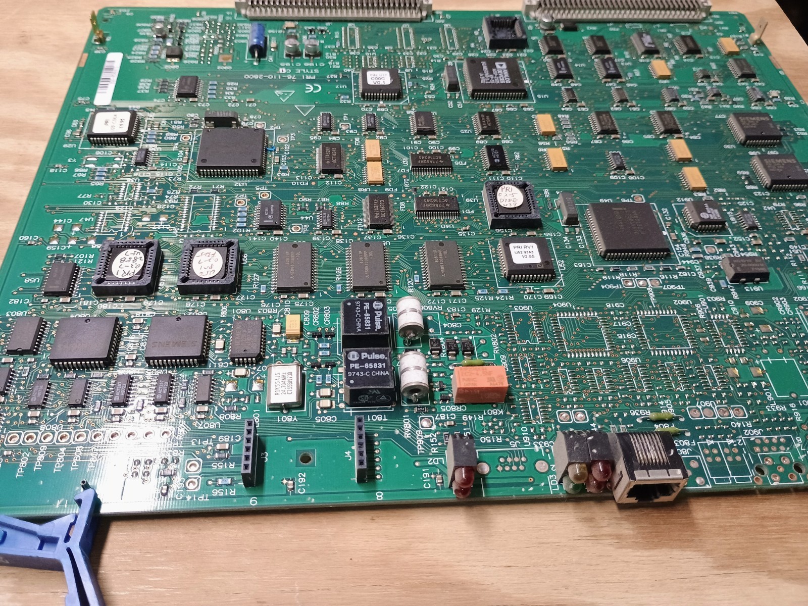 Telrad pri card 76-110-28031 [Blue] untested as-is