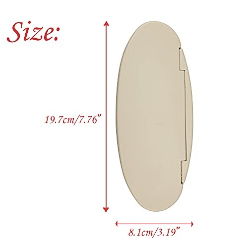 Sun Visor illuminated Mirror/Makeup Mirror Compatible with Mini Beige