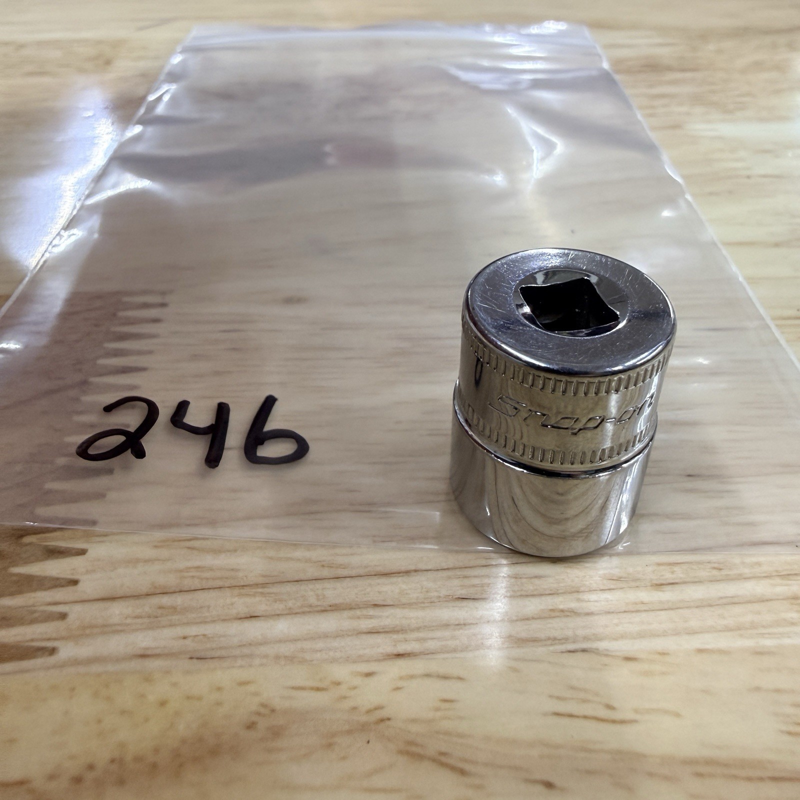 SNAP ON 14mm 1/4" Drive 6 Point Shallow Chrome Socket TMM14 Made in USA