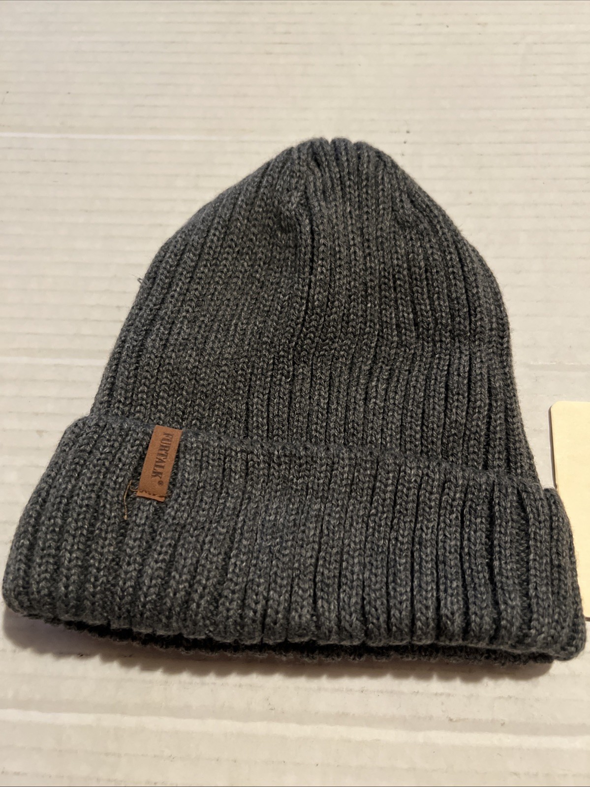 FURTALK Winter Hats for Men Women Fleece Lined Beanie Warm One Size, Gray