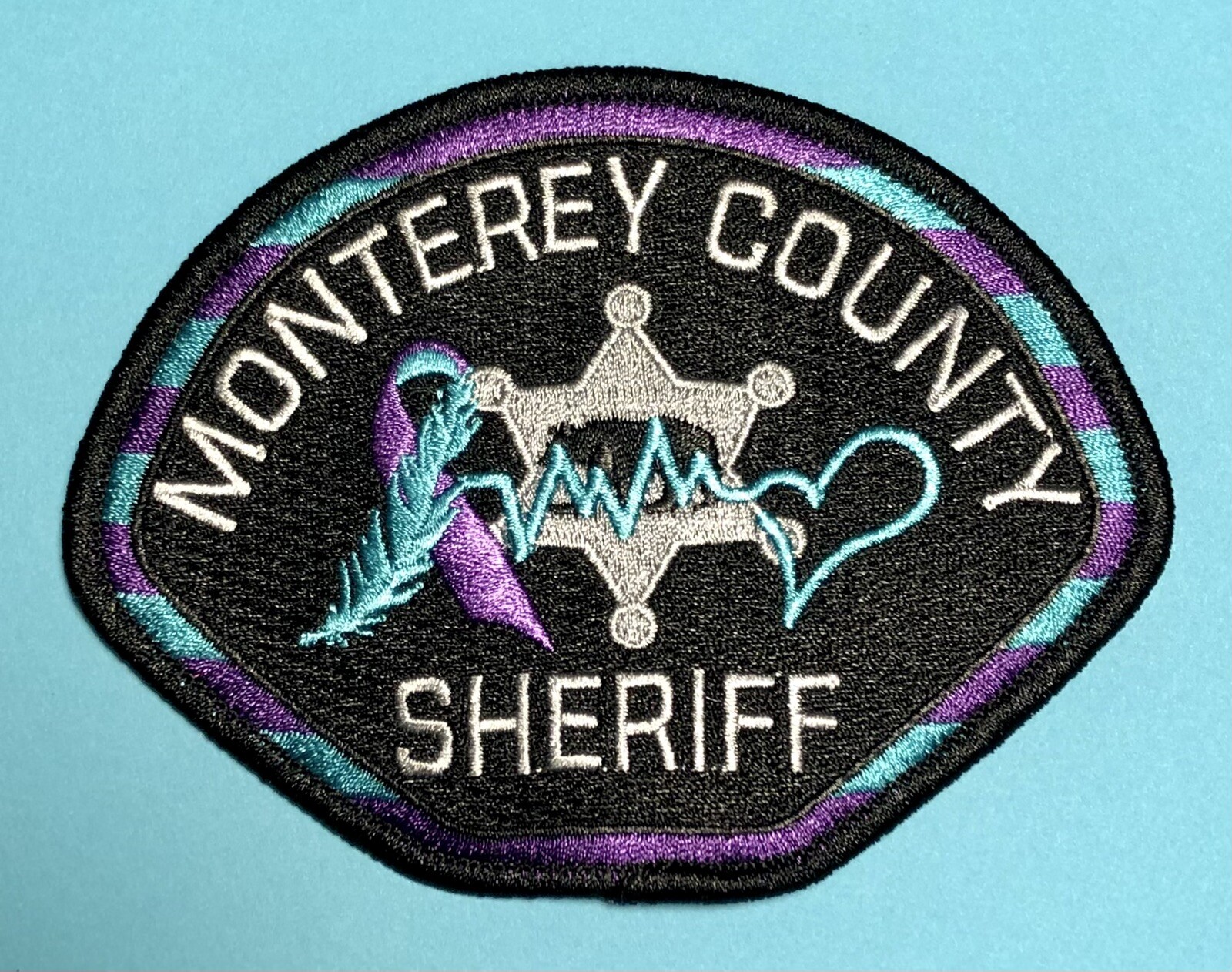 Monterey County Sheriff CA 2021 Suicide Awareness Collector's Patch