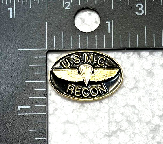 U.S.M.C. RECON (U.S. MARINE CORPS)  HAT & LAPEL PIN  (P-71)