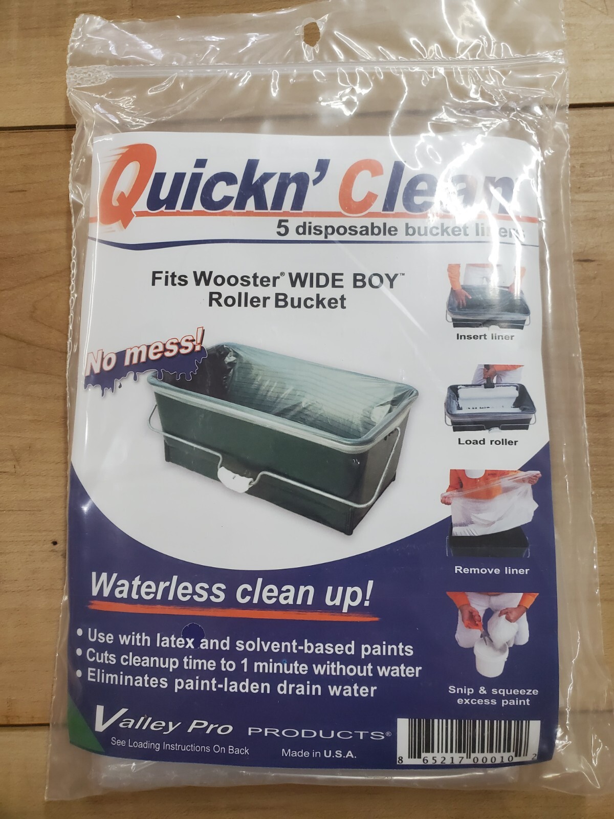 Wooster R472 Plastic Paint Bucket Liner, 5 Gal, 5 Pk