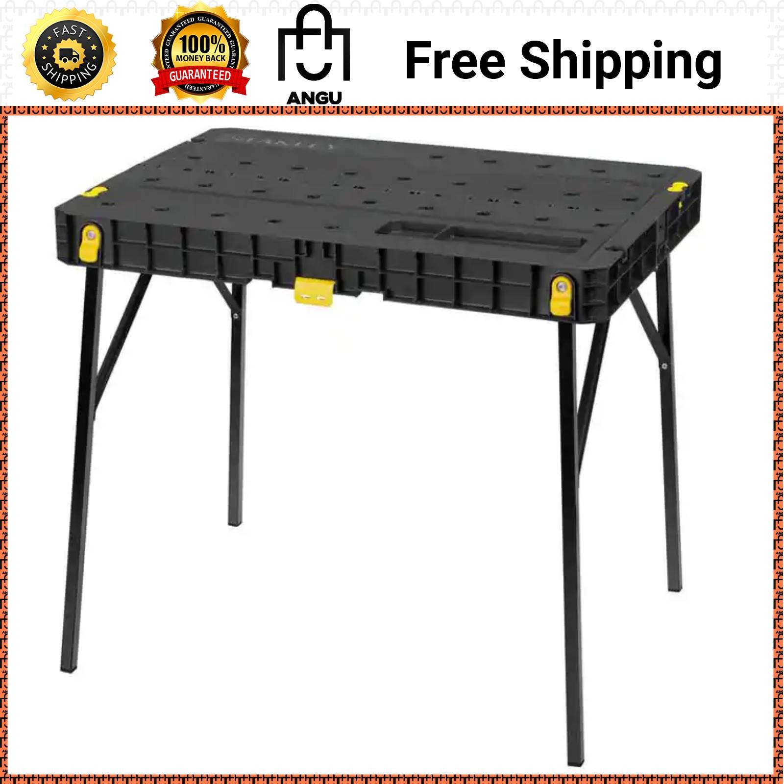 Stanley Fold Up Workbench 33.5 x 23.5 in Portable Compact STST11552 Workshop