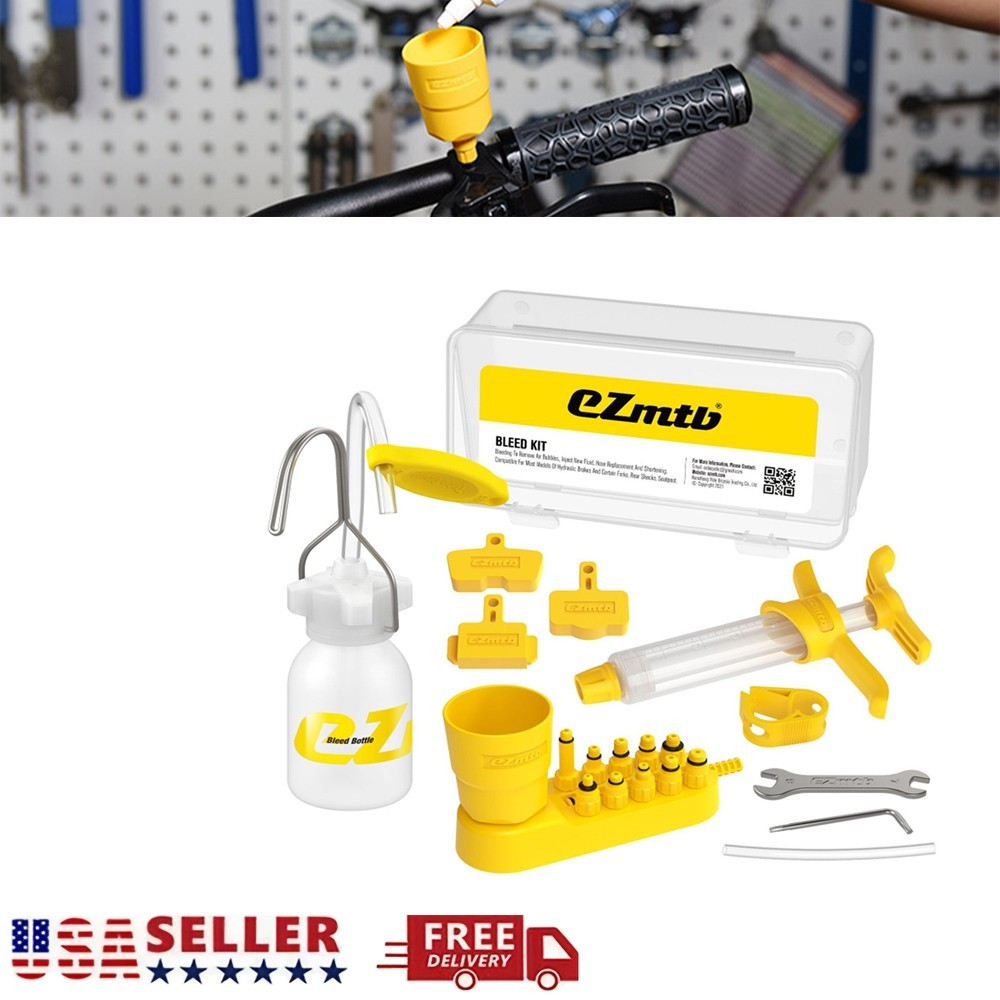 Universal Bicycle Hydraulic Disc Brake Oil Bleed Kit For Shimano Tektro Magura
