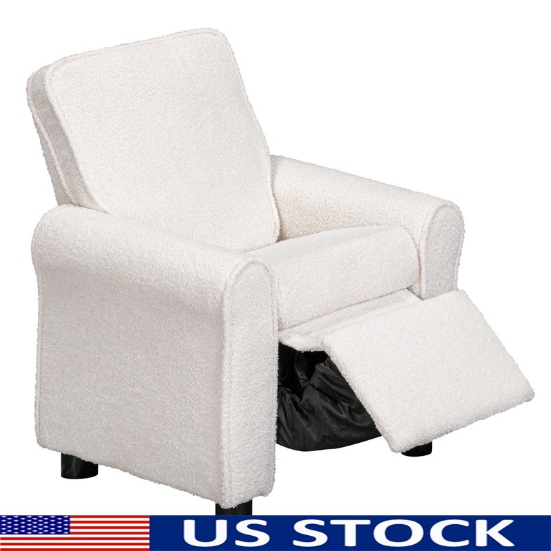 Kids Recliner Chair Comfortable Durable Easy Assembly Safe Indoor Reclining Seat
