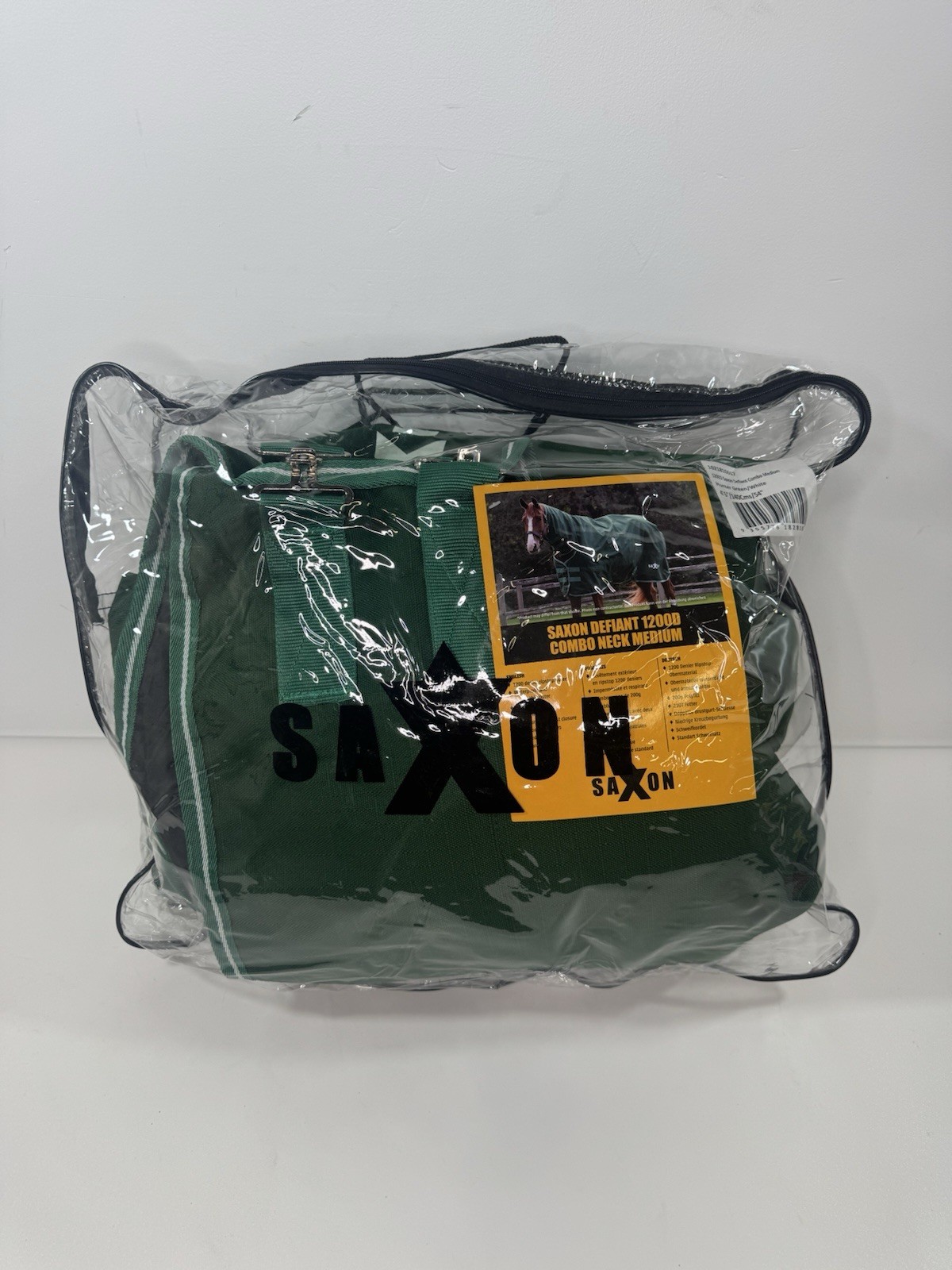 Saxon Defiant 1200D Combo Neck Medium, Hunter Green/White, 54"