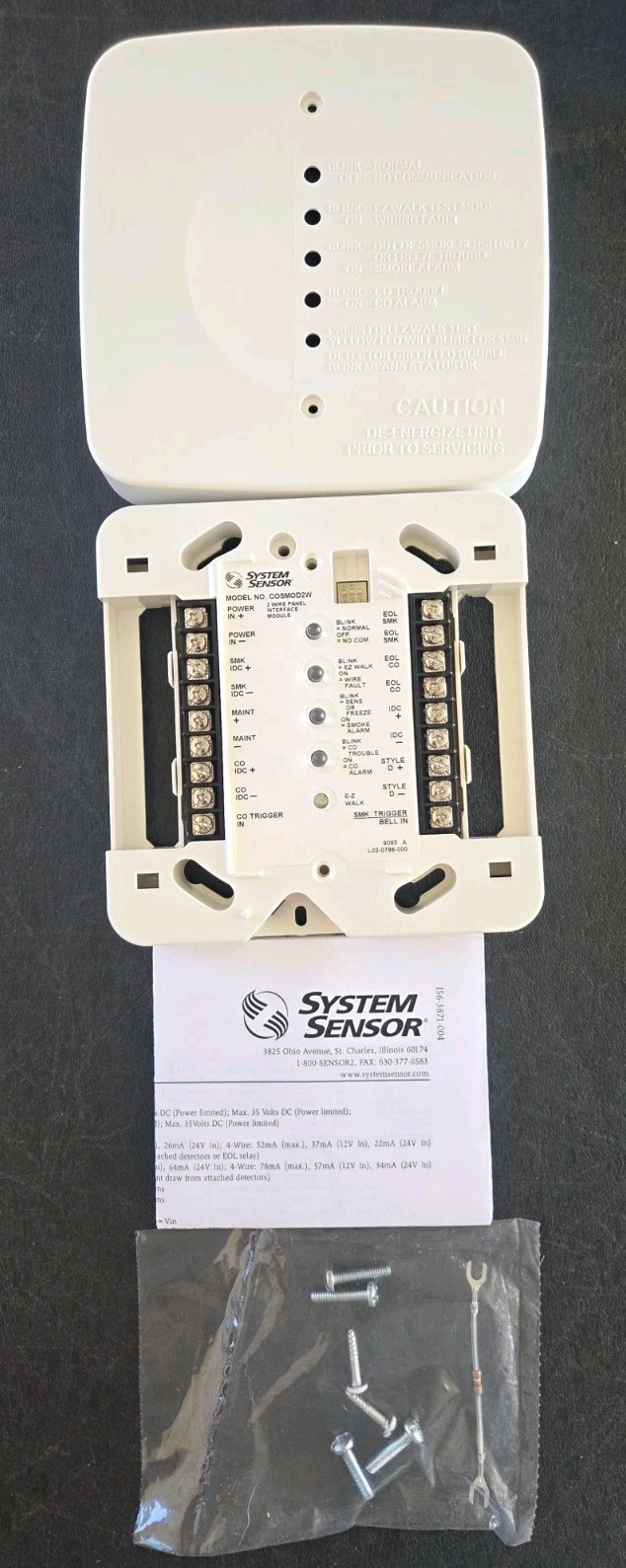 SYSTEM SENSOR COSMOD2W 2-WIRE INTERFACE MODULE - BRAND NEW - 3 AVAILABLE