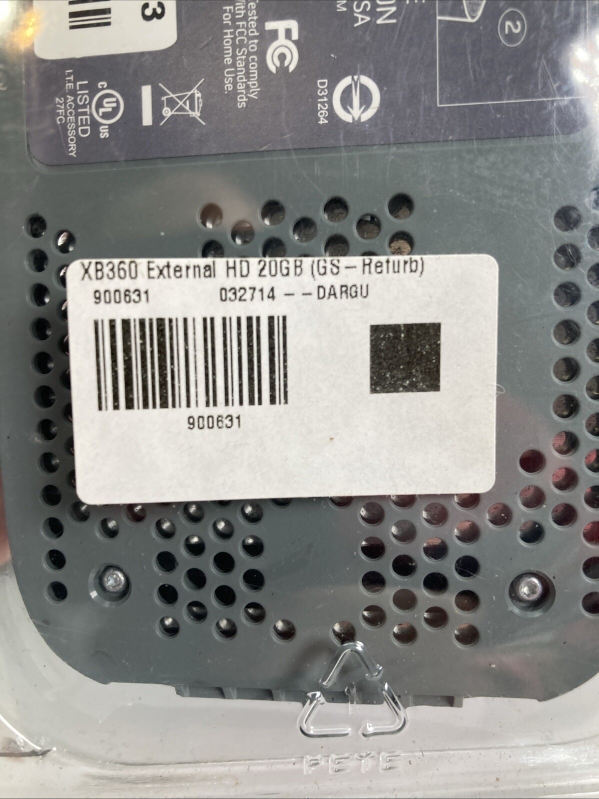 XBOX 360 20GB Hard Drive OEM External HDD