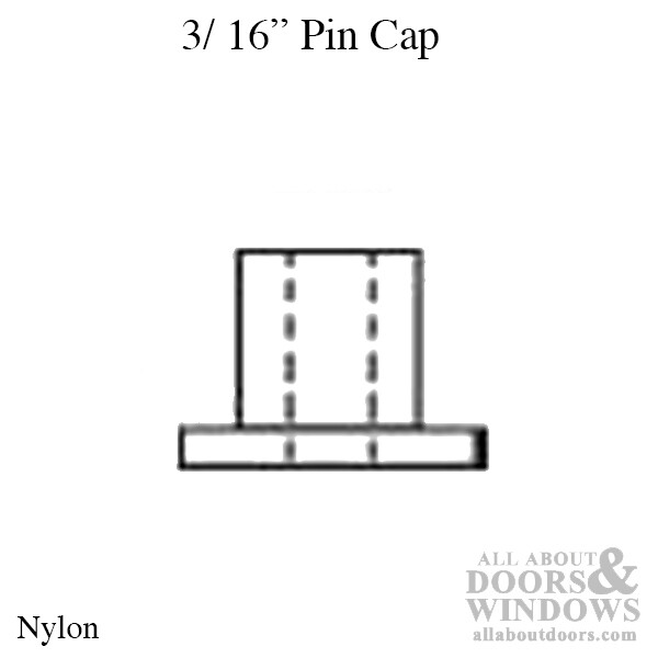 Pin Cap / Guide, 3/16 I.D., Nylon Replacement - Each