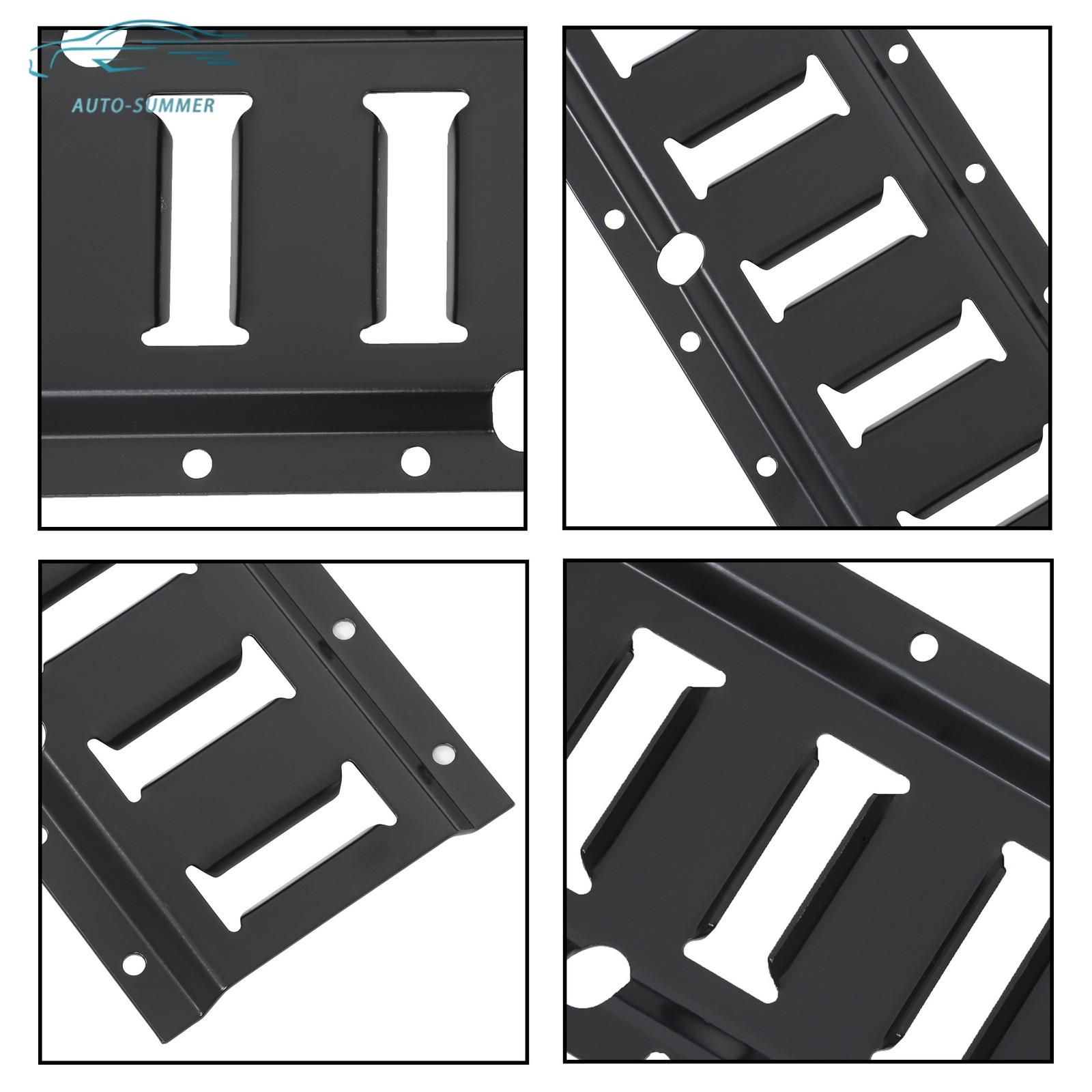 2' E Track Tie Down Enclosed Trailer 6 Pack Secure Cargo Heavy Loads Black New