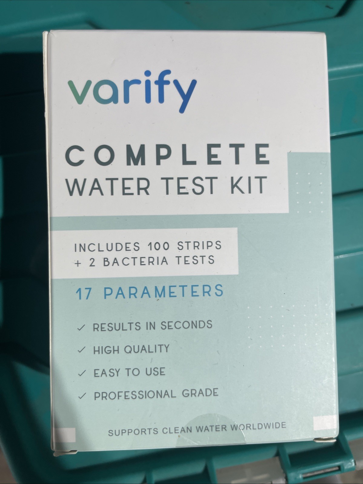 Varify 17 In 1 Complete Drinking Water Test Kit 100 Strips Well Tap Home Use