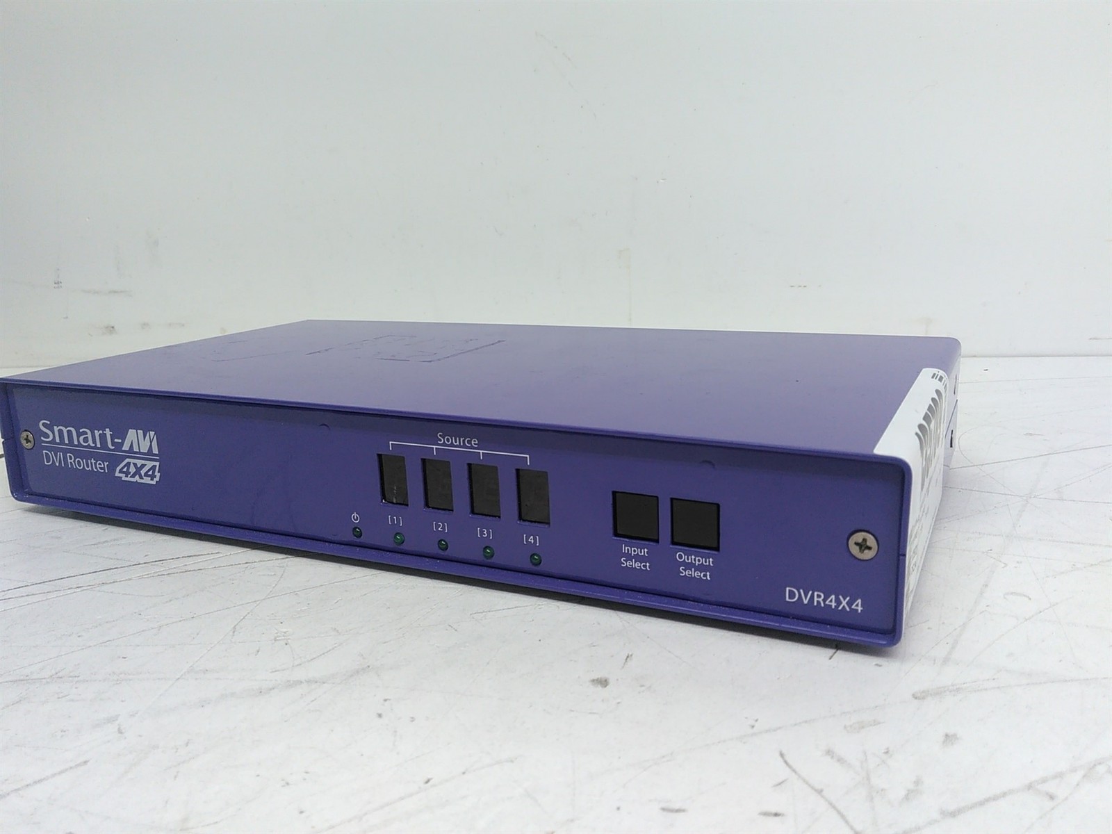 Smart-AVI DVR-4X4 DVI Router 4 Input 4 Output Power Tested Defective AS-IS
