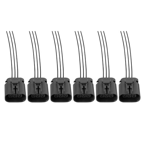 6-Pack Ignition Coil Connector Pigtail Replacement | Compatible with Nissan