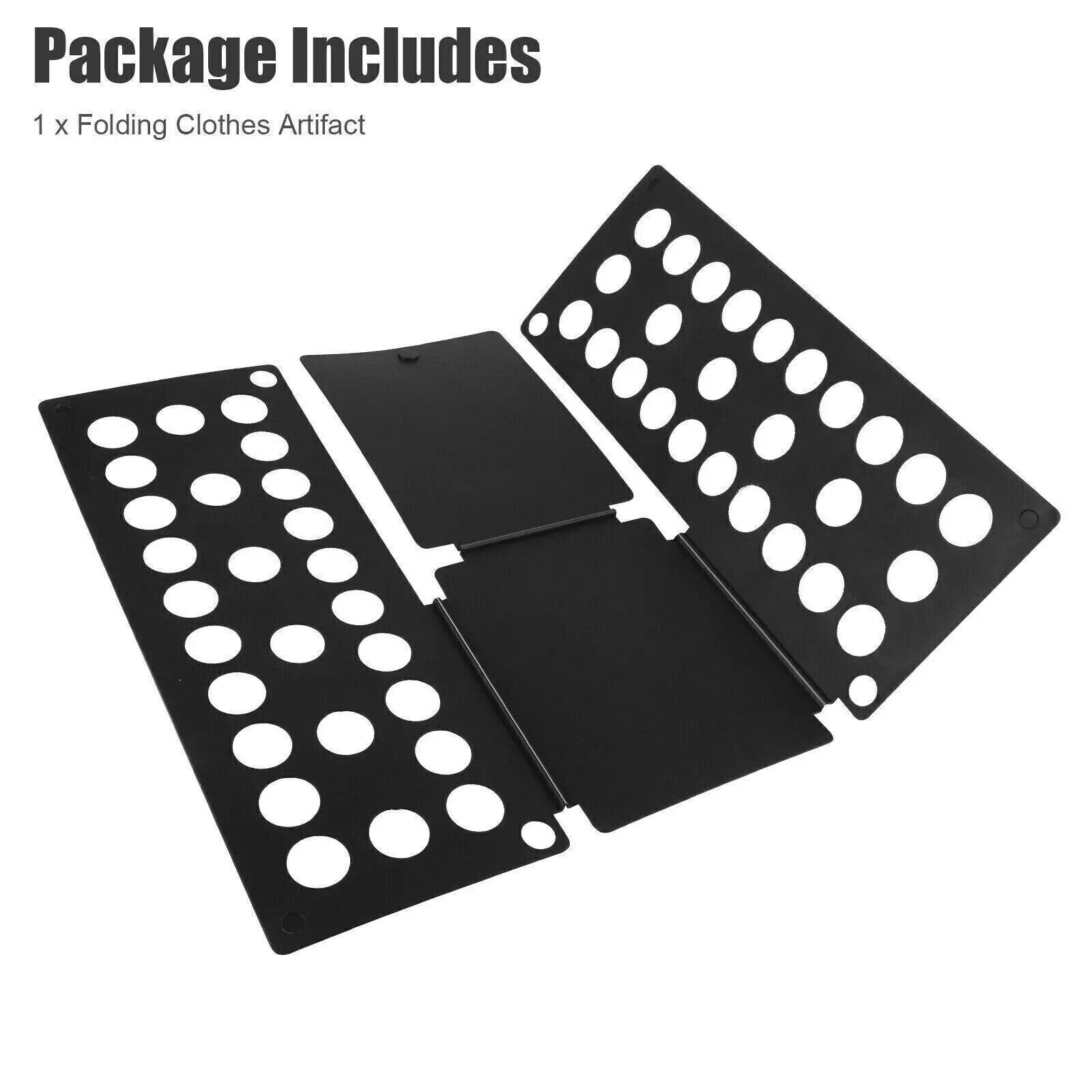Clothes Folder Folding Board Laundry Organizer T-Shirt Fast Fold Flip Adjustable