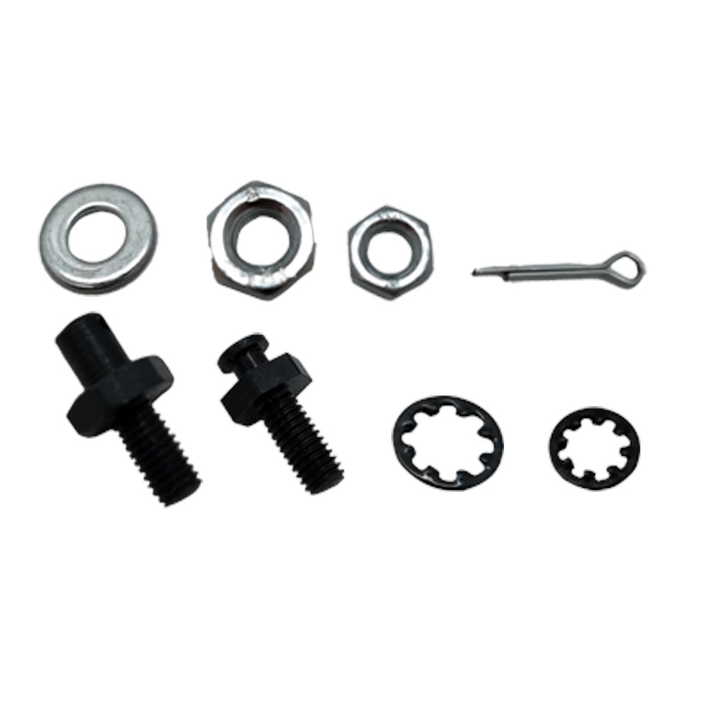 For Holley Edelbrock Throttle&Kickdown Cable Bracket Kit w/Springs&Linkage Studs