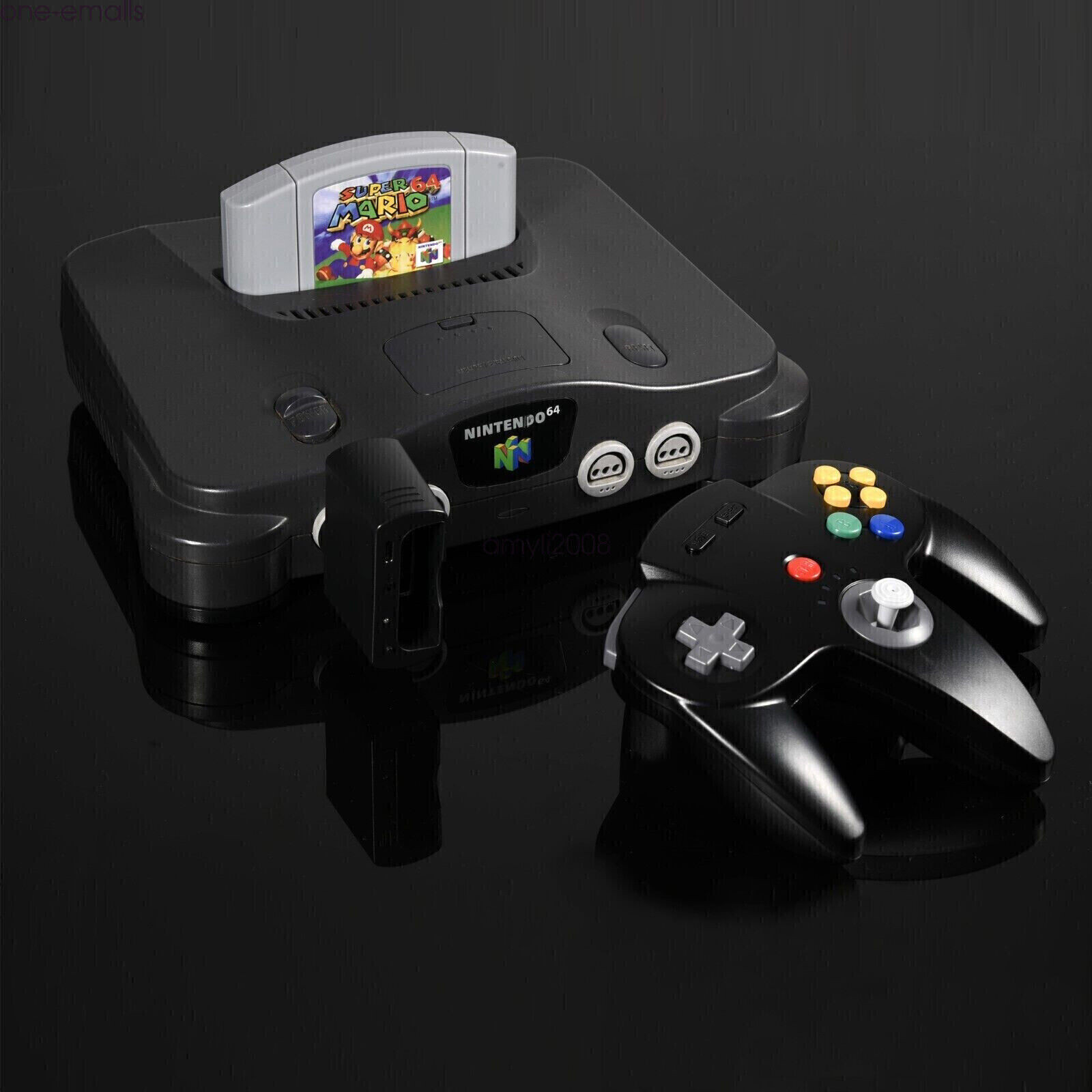 For Nintendo64 Console Wireless N64 Gamepad Rechargeable Controller w/Rumble Pak