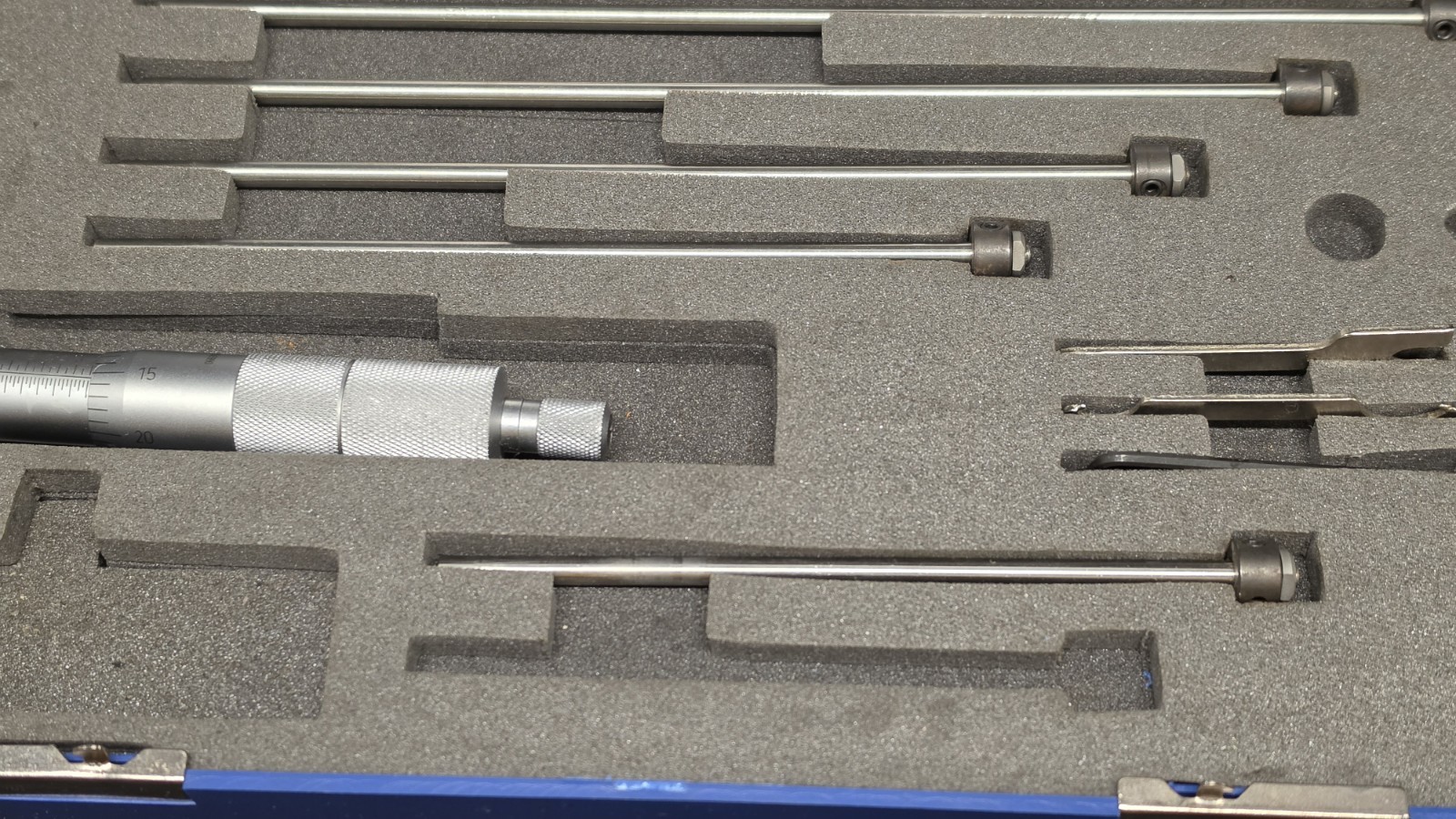 FOWLER 0 - 6" Machinist Depth Micrometer, .001", in case