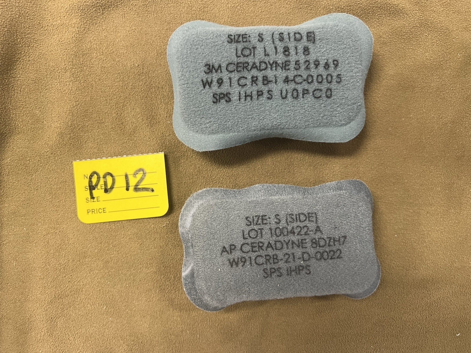 IHPS Integrated Head Protection System Helmet Side Pad SMALL # PD12