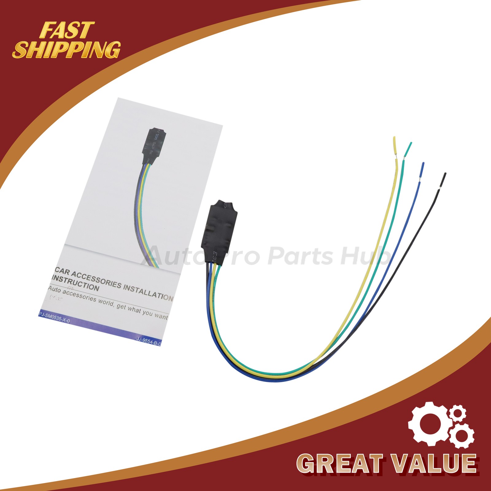 For Alpine ILX-W650 ILX-F309 ILX-F259 3 Video Parking Brake Bypass