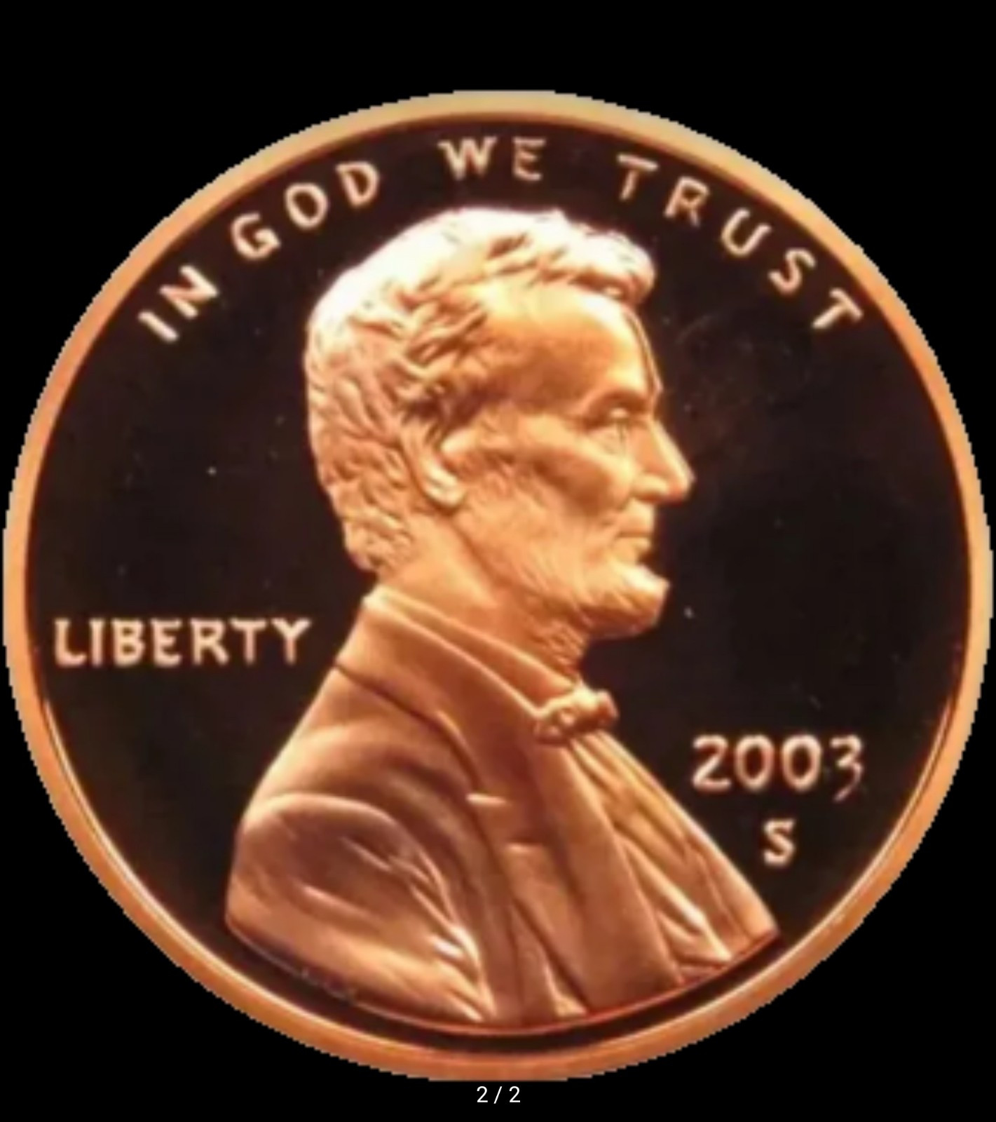 2003 S Proof Lincoln Memorial Cent Uncirculated US Mint